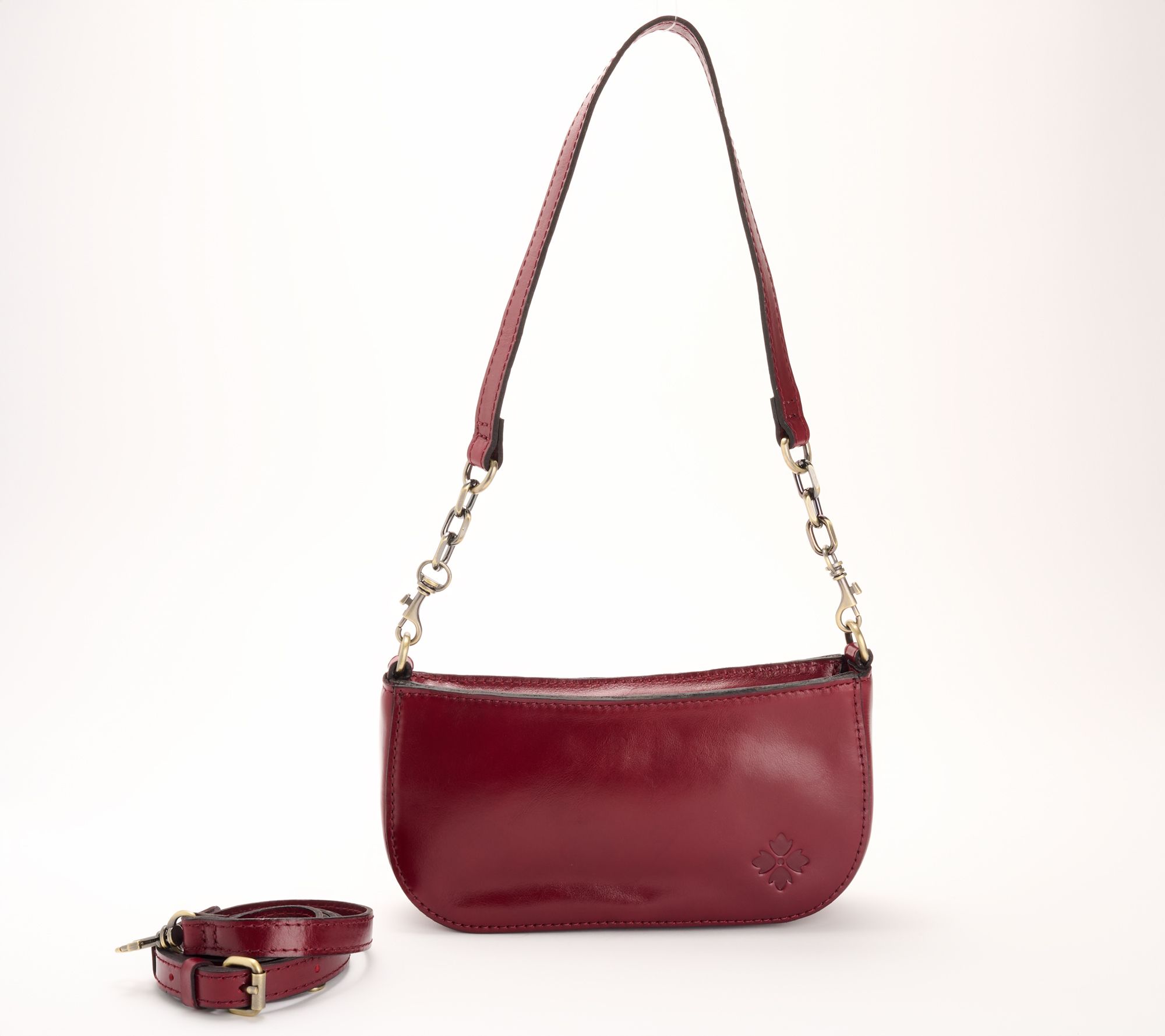 Patricia Nash Sassi Leather Convertible Shoulder Bag