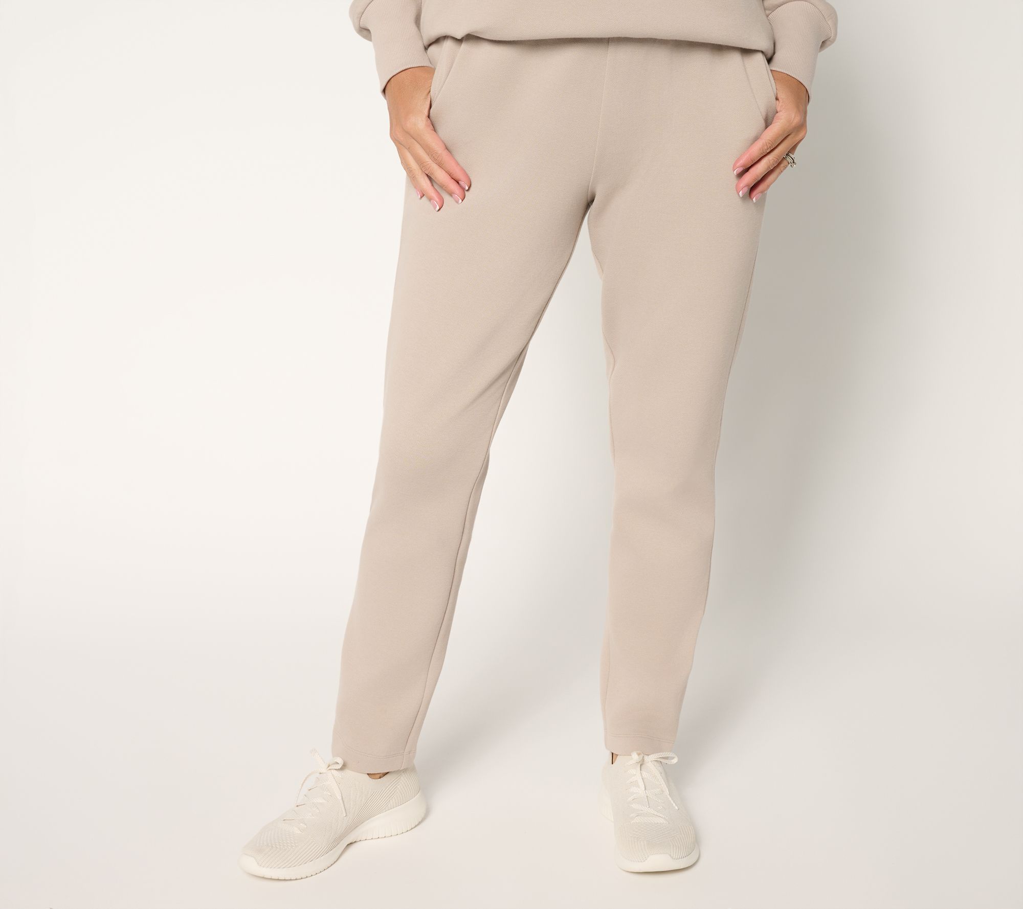 Martha Stewart Signature Petite Texture Knit Ankle Pants