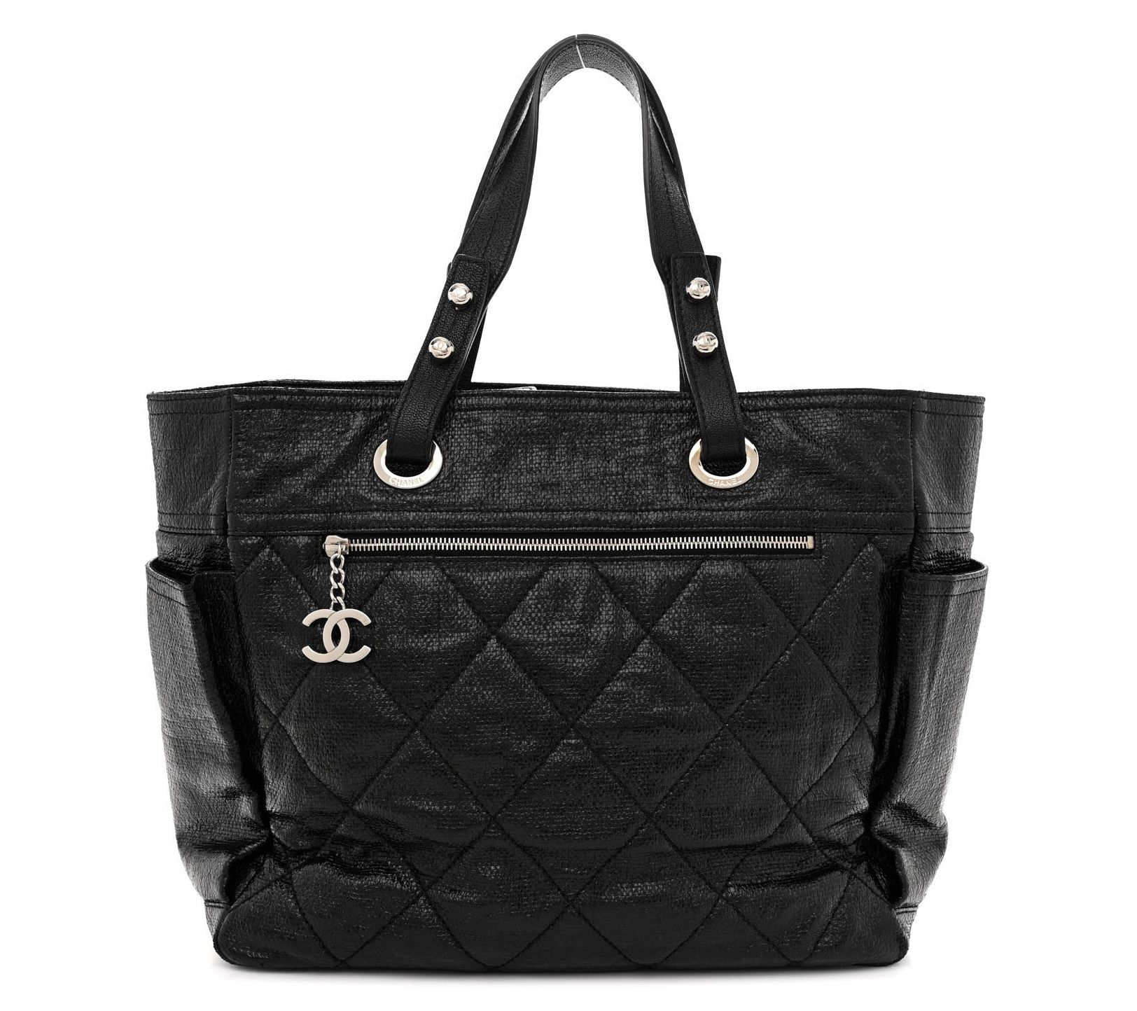 Pre-Owned Chanel Paris GM Biarritz Black