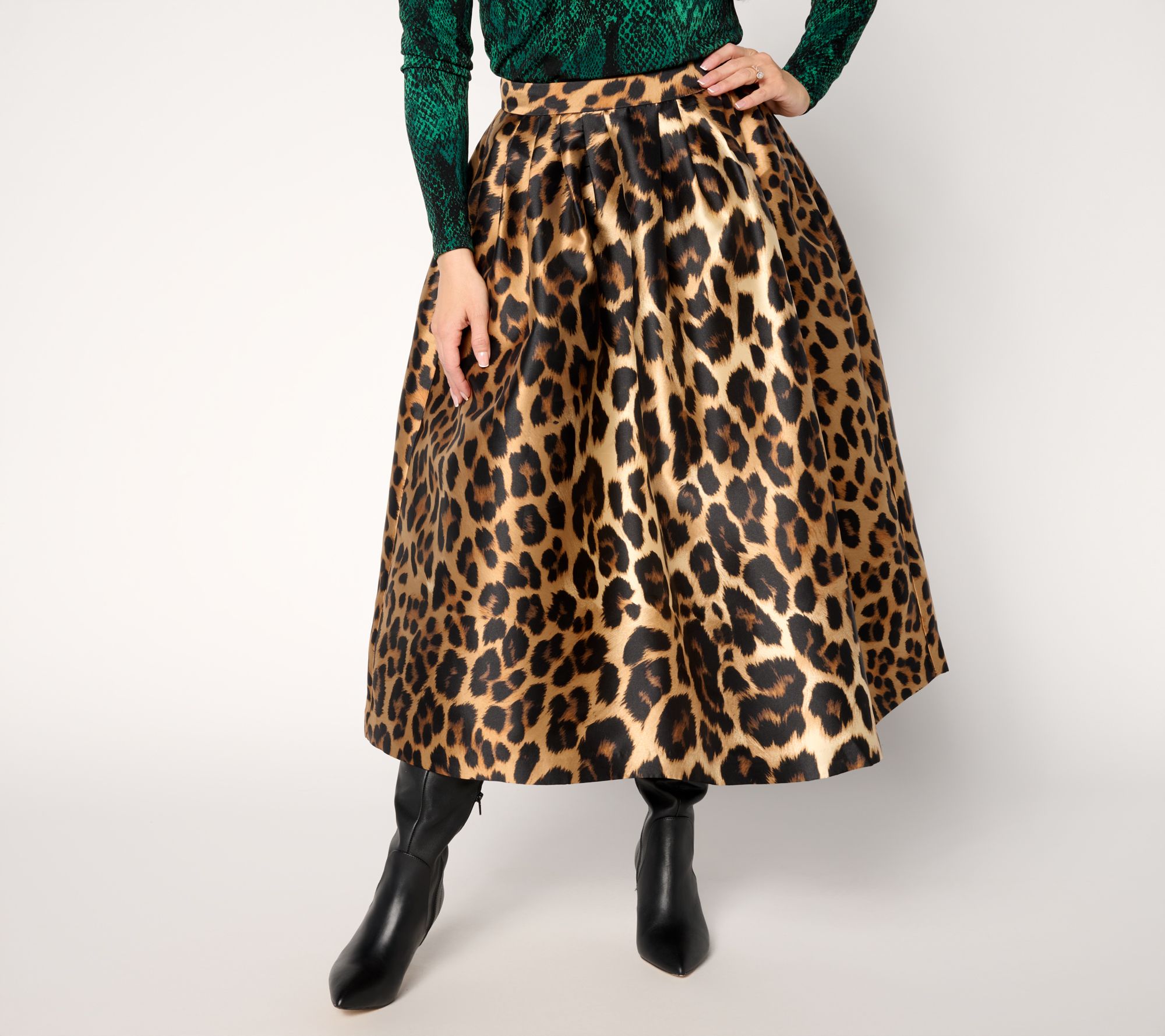 Carla Rockmore Collection Regular Printed Taffeta Ball Skirt