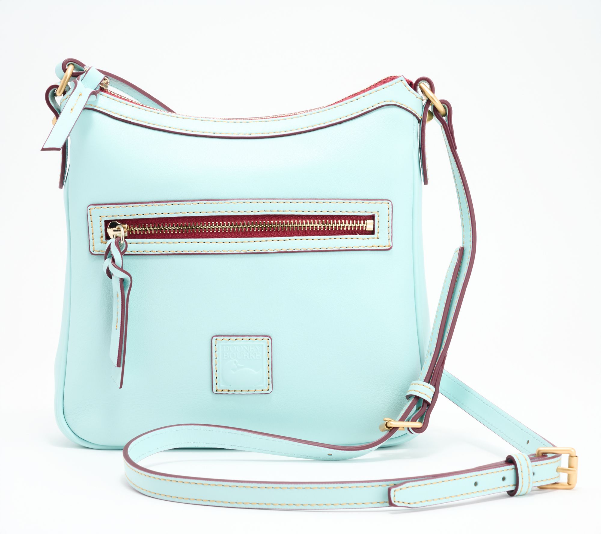 "As Is" Dooney & Bourke Florentine Leather Pocket Crossbody