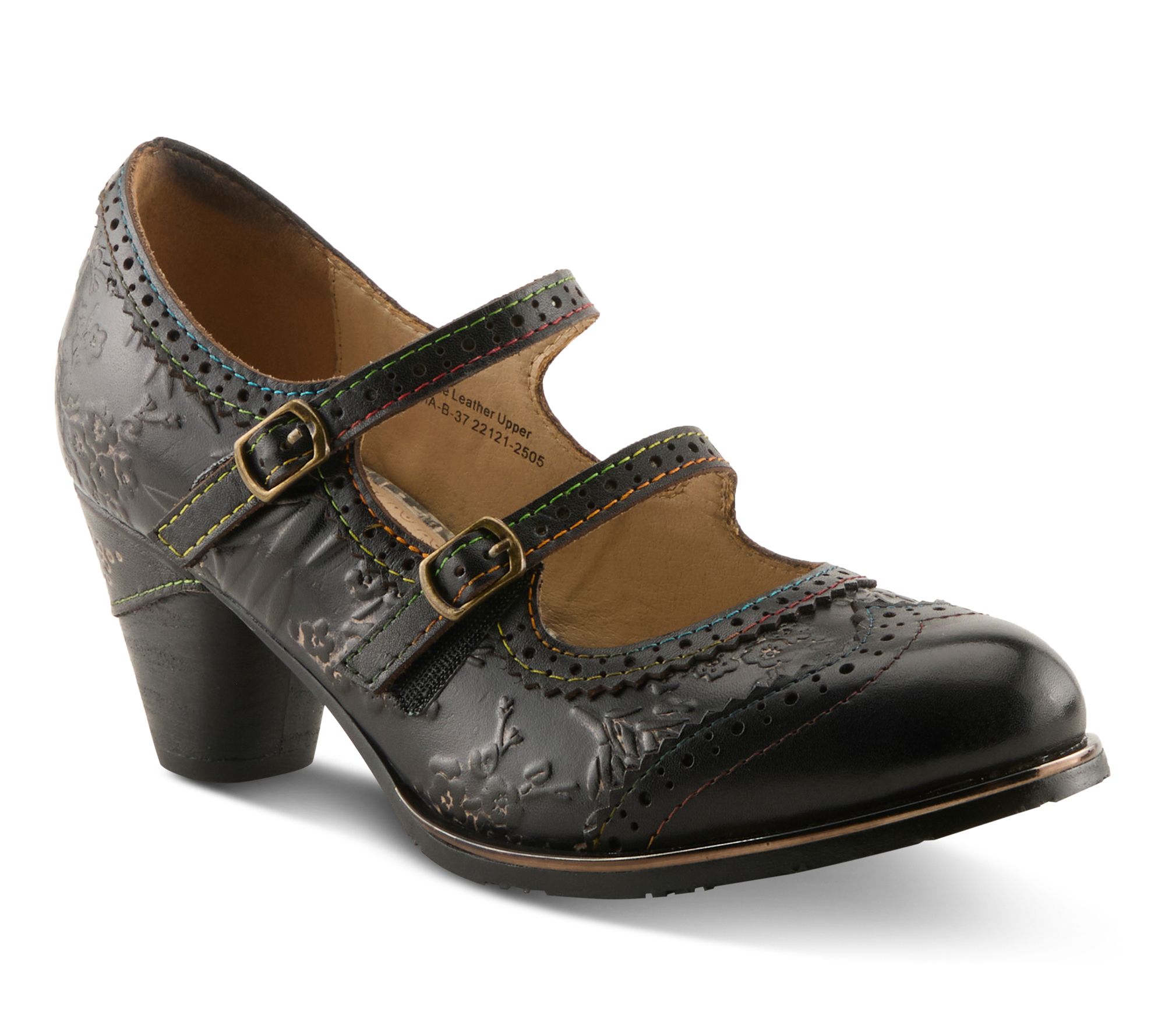 L'Artiste by Spring Step Leather Mary Jane Shoes - Gaviria