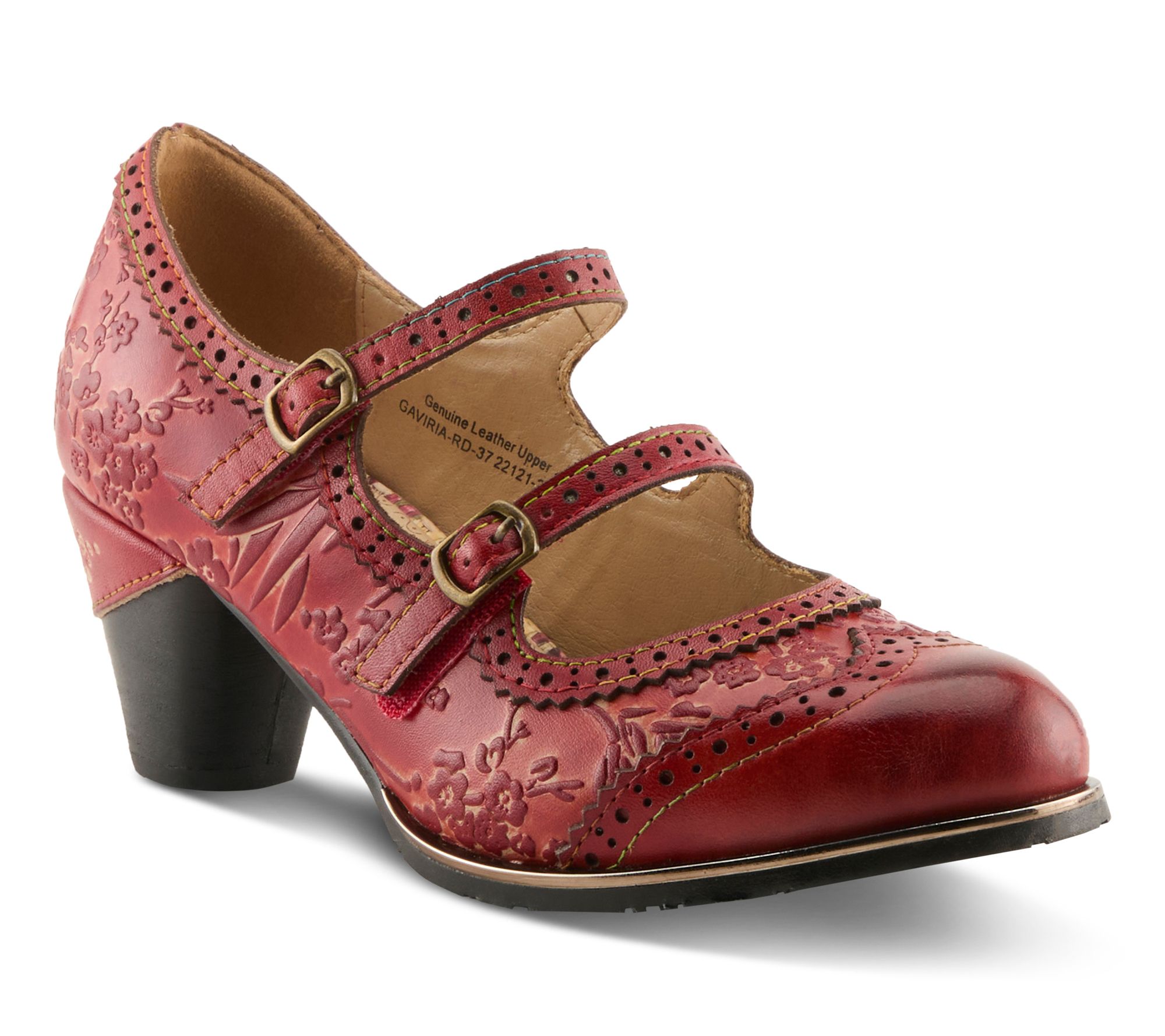 L'Artiste by Spring Step Leather Mary Jane Shoes - Gaviria