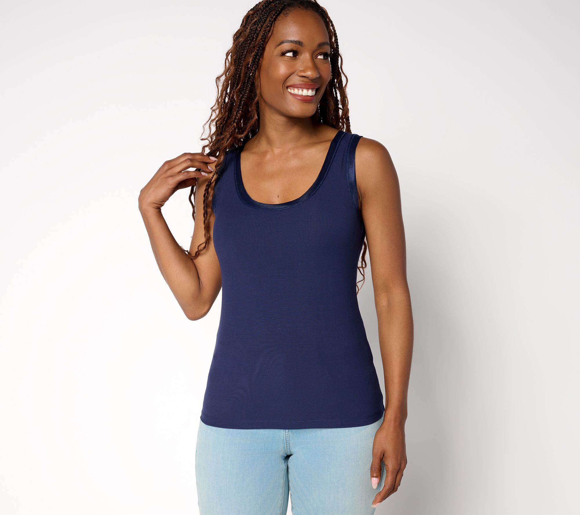 "As Is" Me by Jennie Garth Hayley Reversible Knit Tank