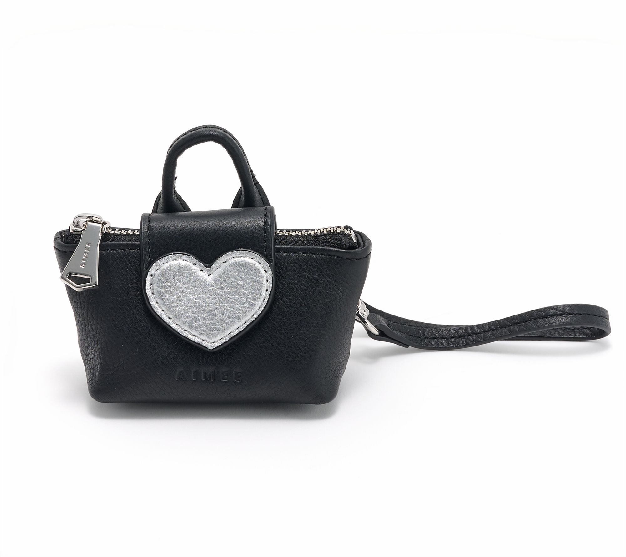 Aimee Kestenberg Leather Heart Breaker Pouch Wristlet