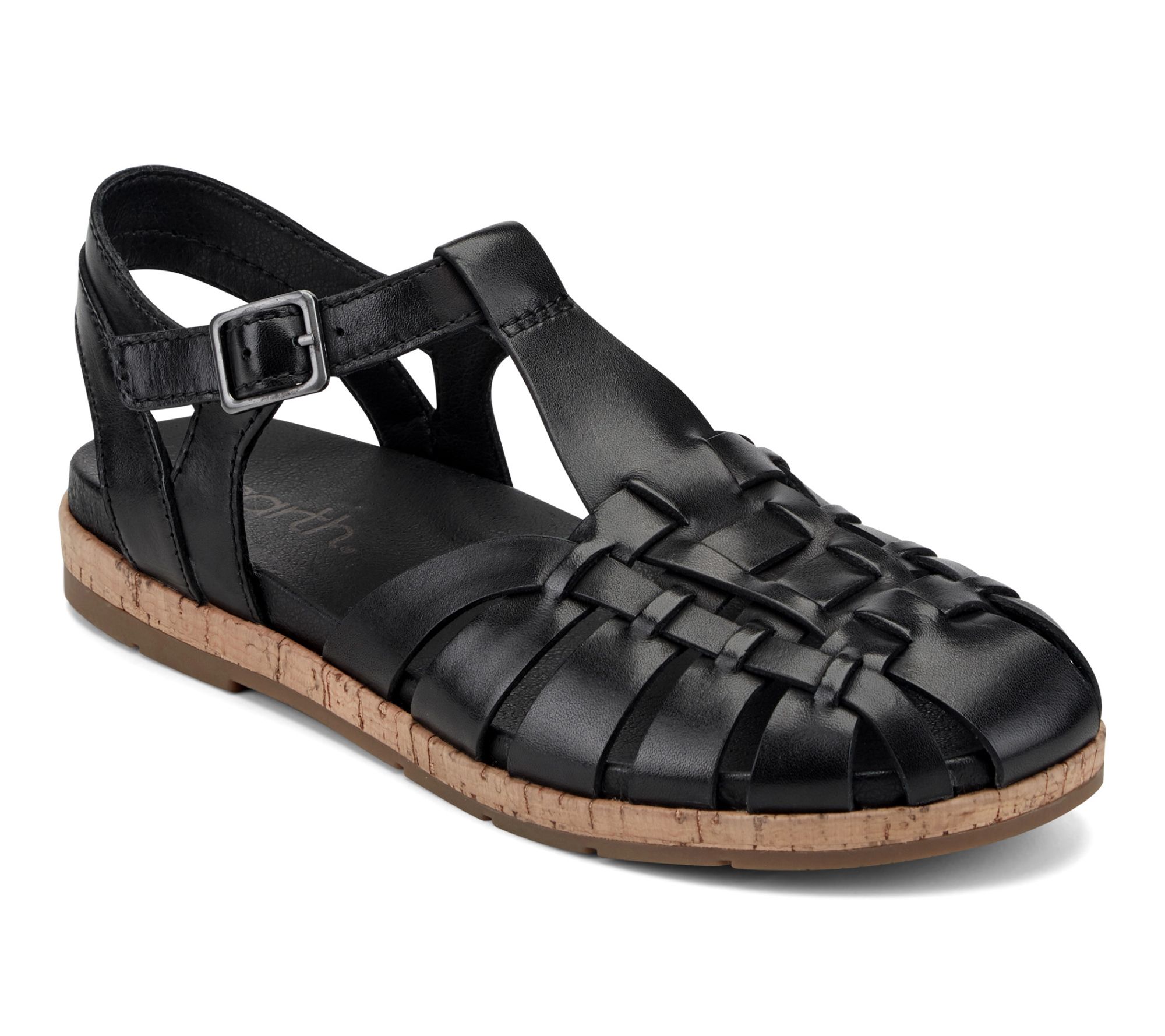 Earth Leather Fisherman Sandals-Alazia