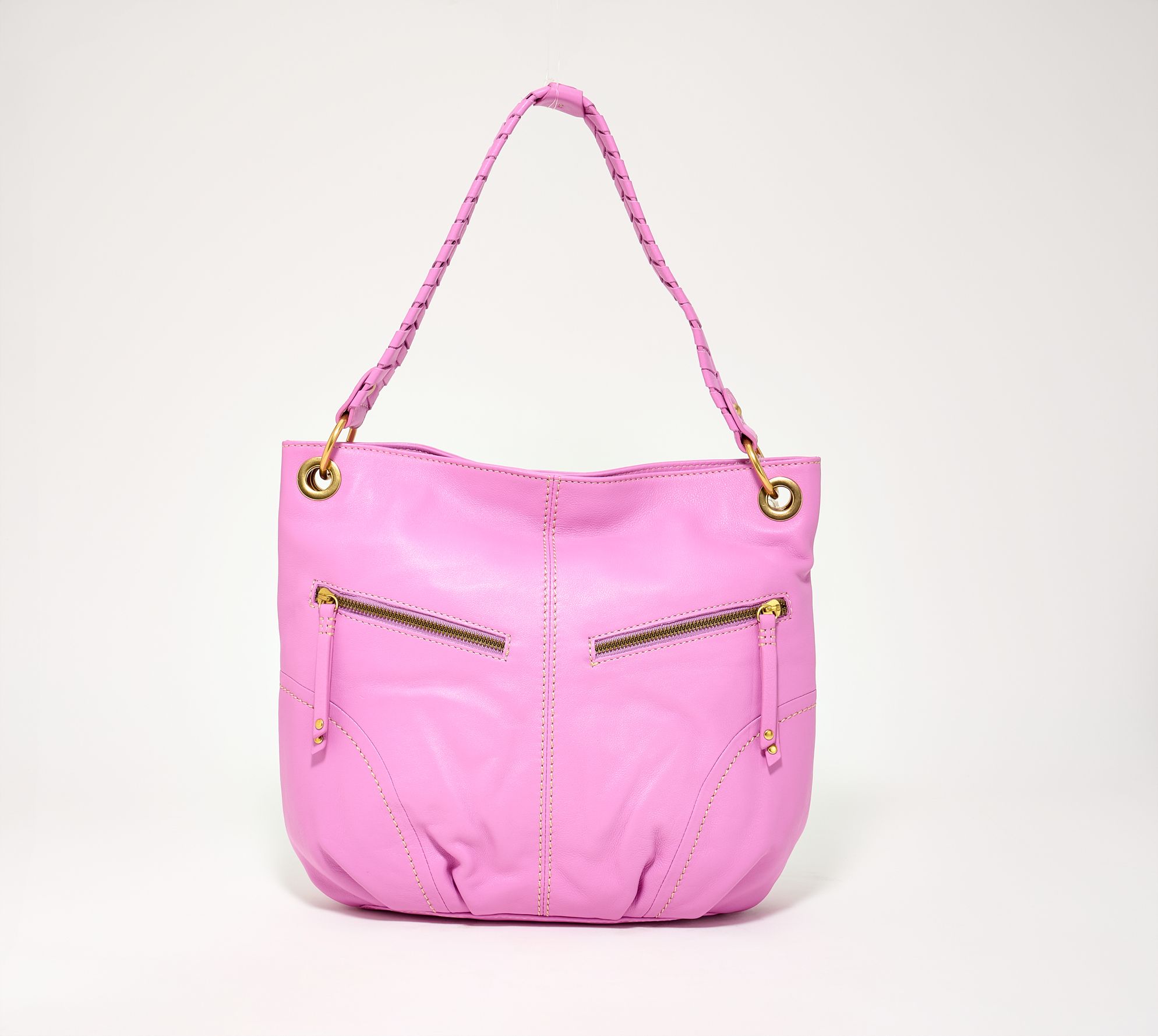 American Leather Co. Camden Leather Bucket Hobo