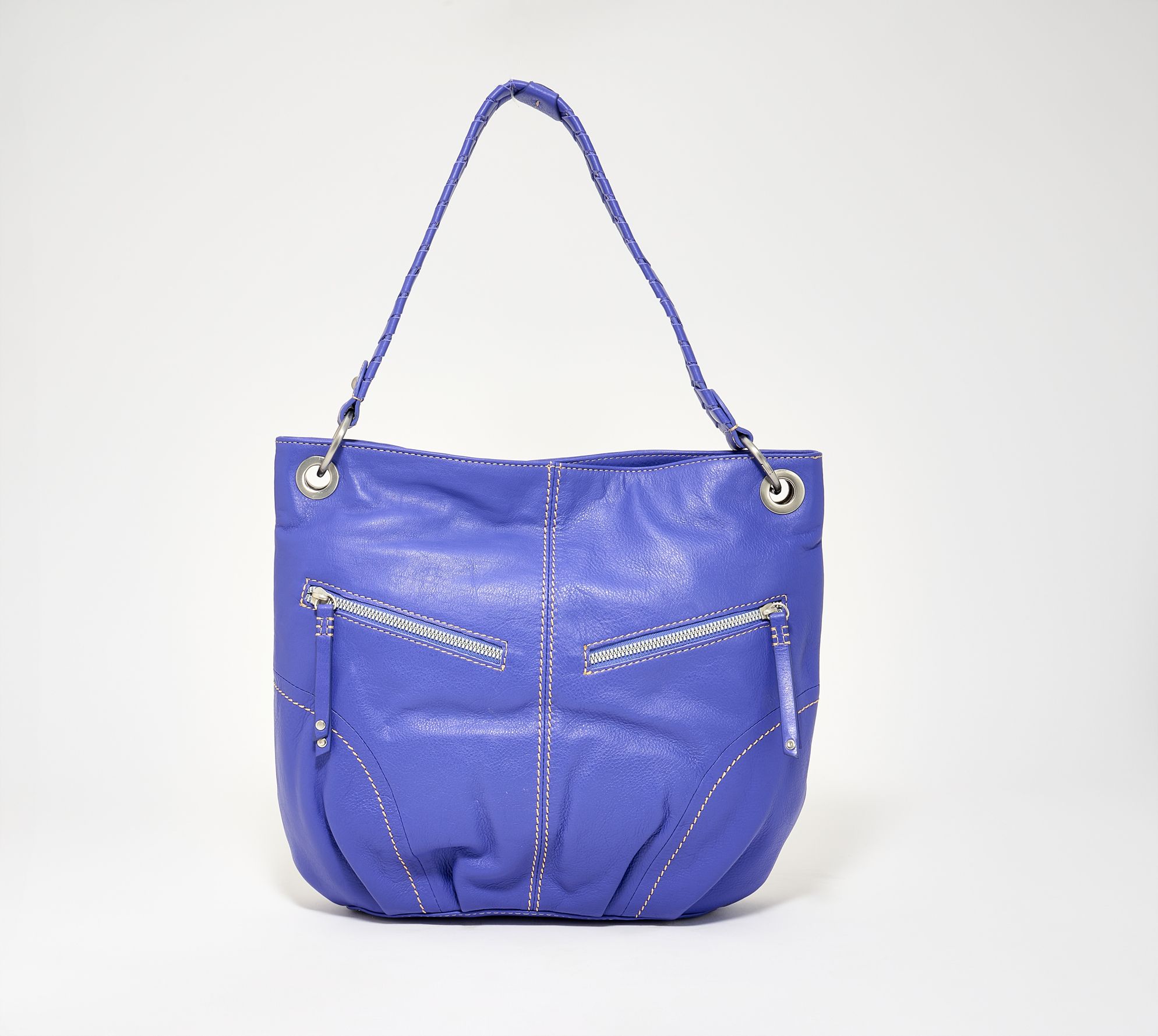 American Leather Co. Camden Leather Bucket Hobo