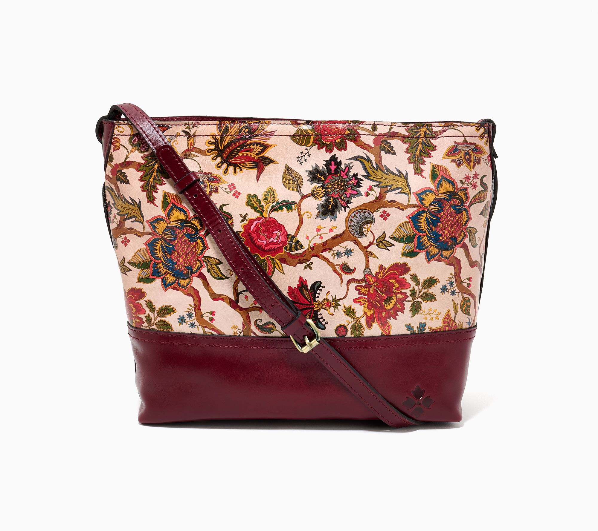  Patricia Nash Oslo Bucket Bag with Crossbody Strap