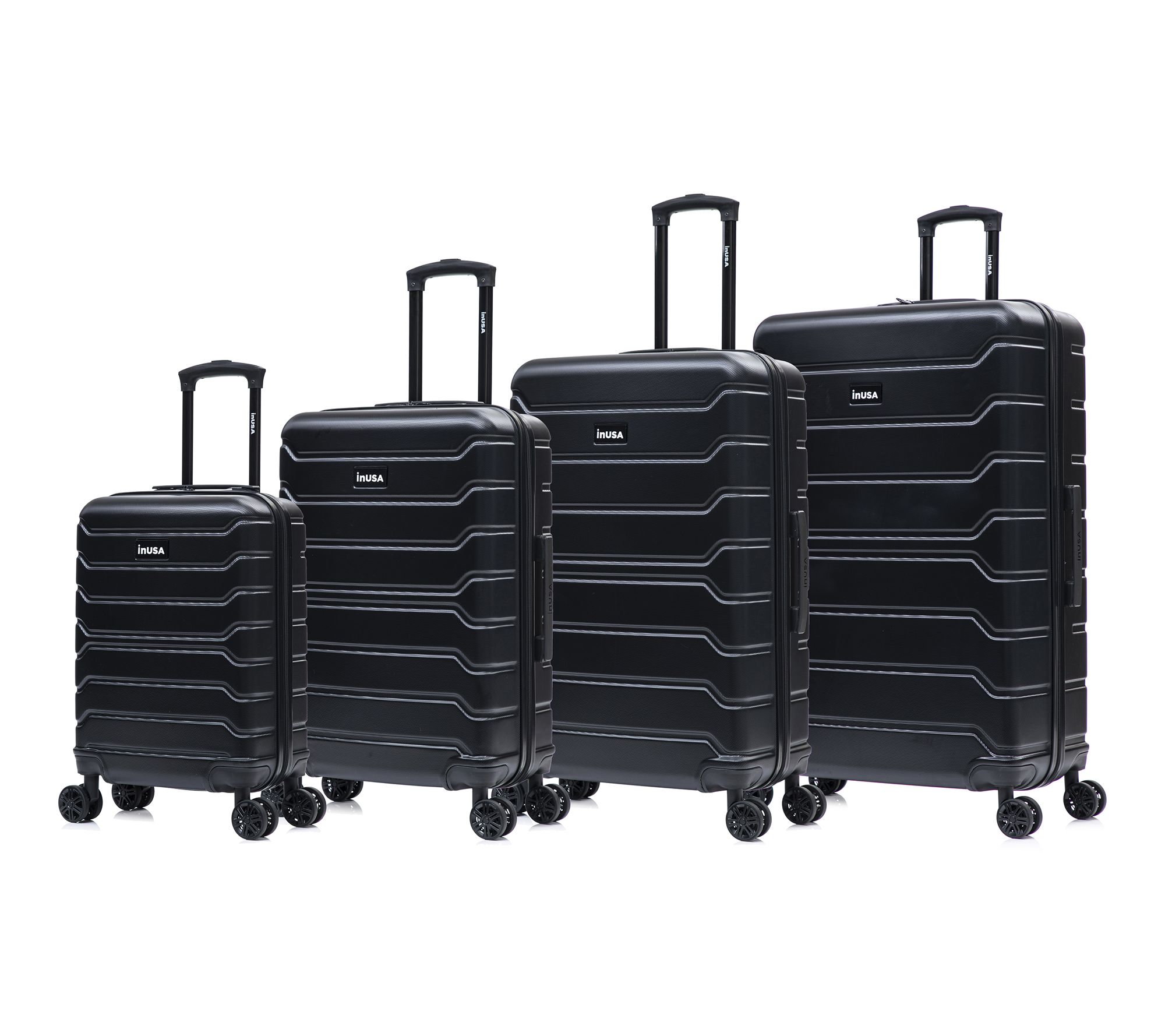 InUSA Trend Lightweight Hardside 4 Piece Set