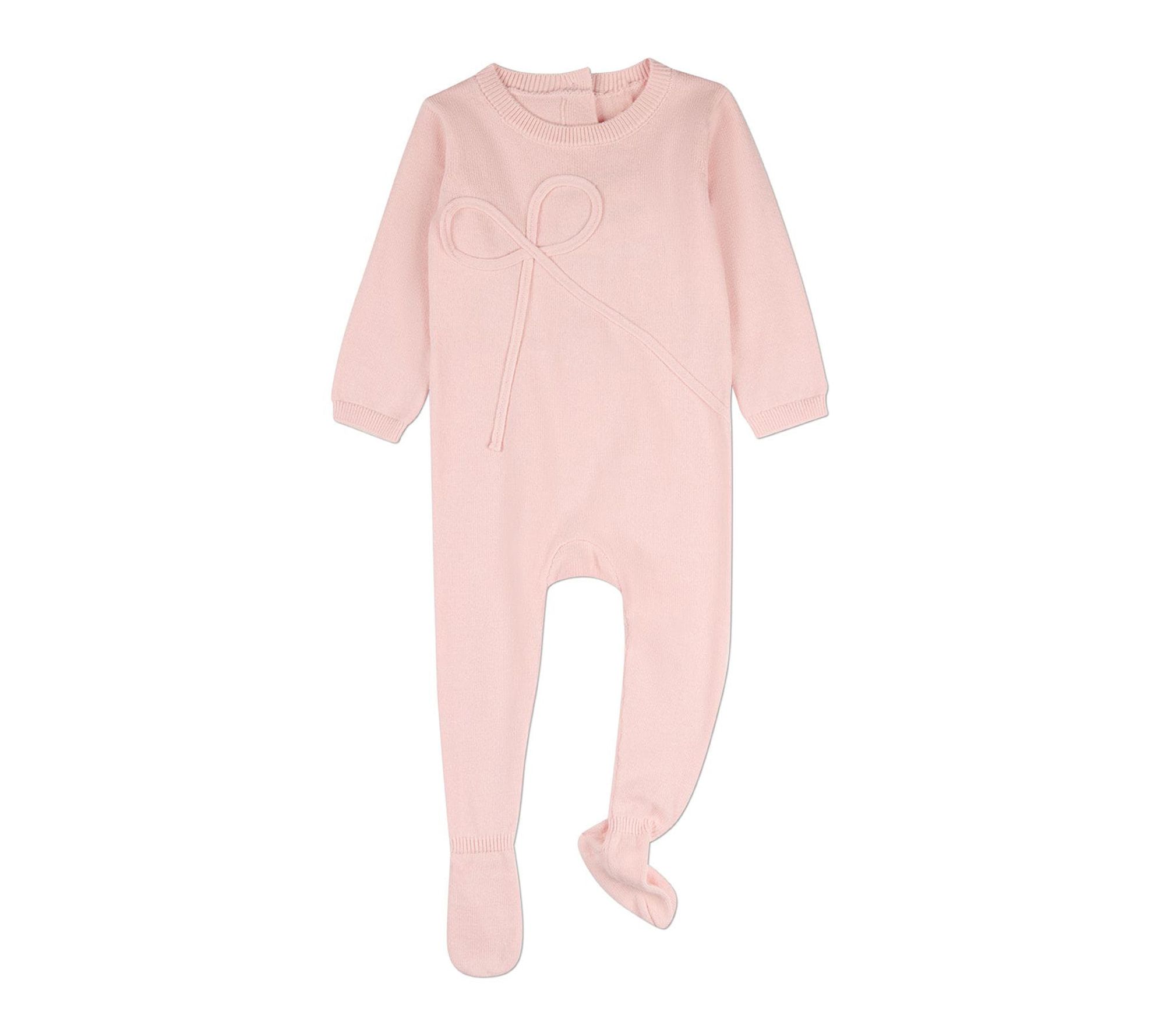 MiniMoi Bow Knit Footie