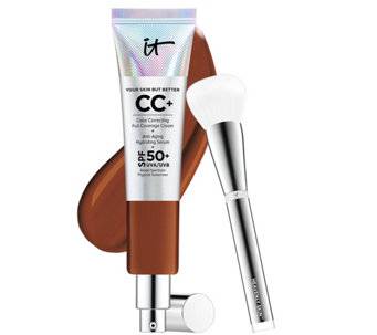 IT Cosmetics Super-Size Full Coverage CC Cream SPF 50 w/Luxe Brush - A344188