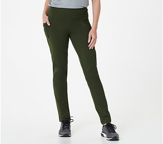 Women with Control Tall Tummy Control Slim-Leg Yoga Pants w/ Pocket