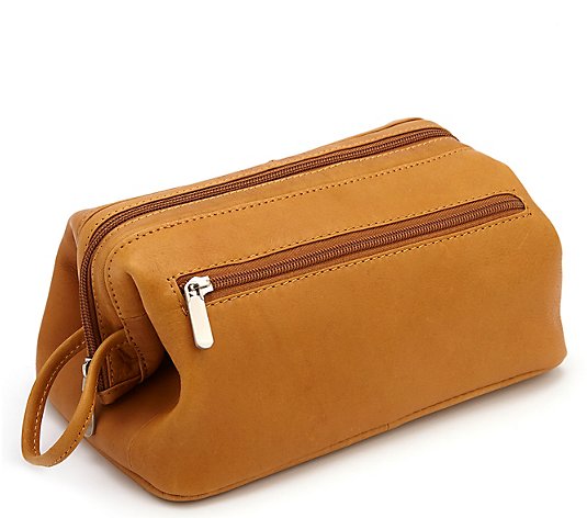 Royce New York Colombian Leather ToiletryBag