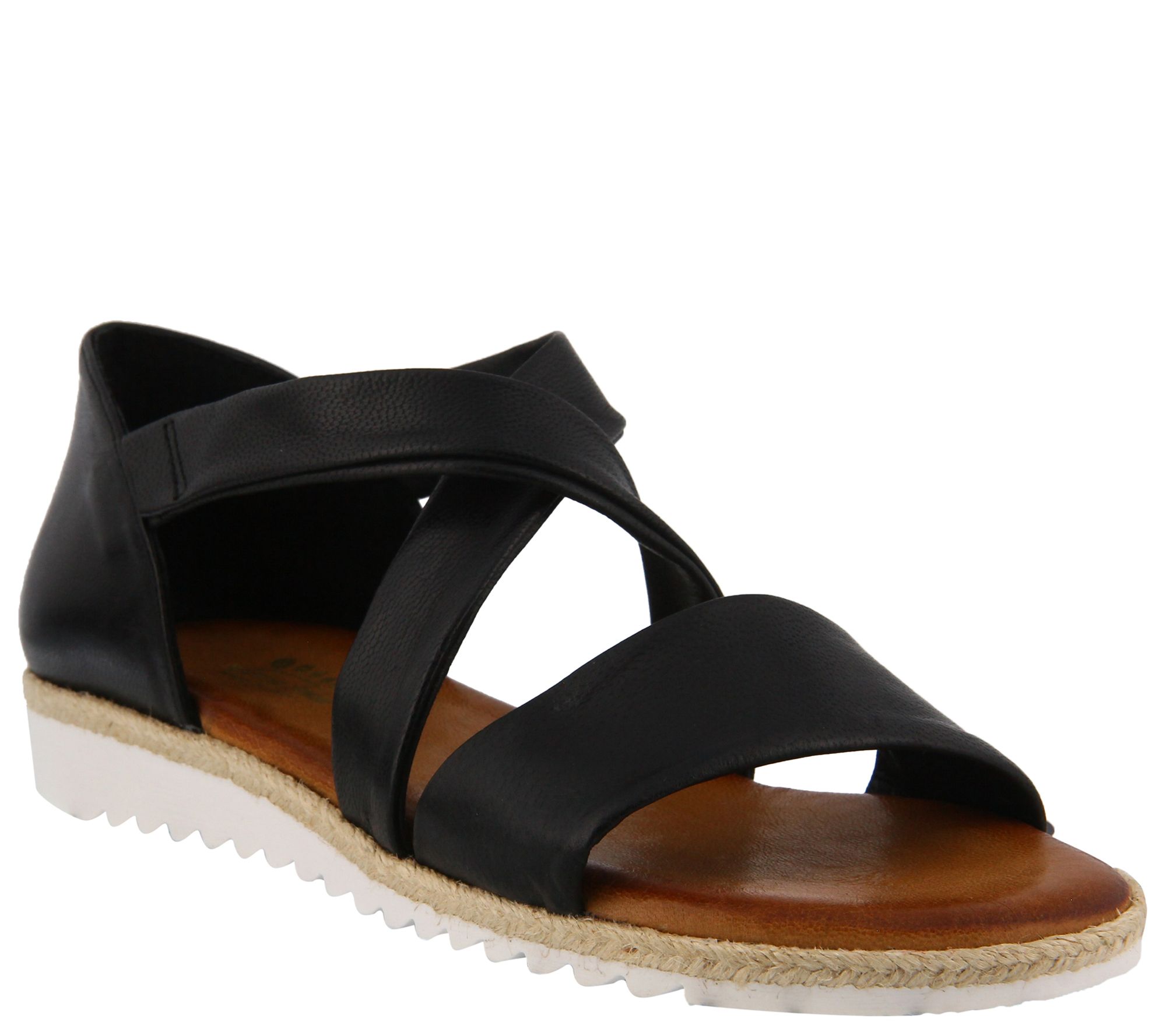 Spring Step Leather Ankle Strap Sandals - Maridora - QVC.com