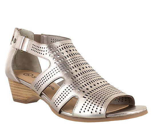 Bella Vita Leather Wedge Sandals- Quinby