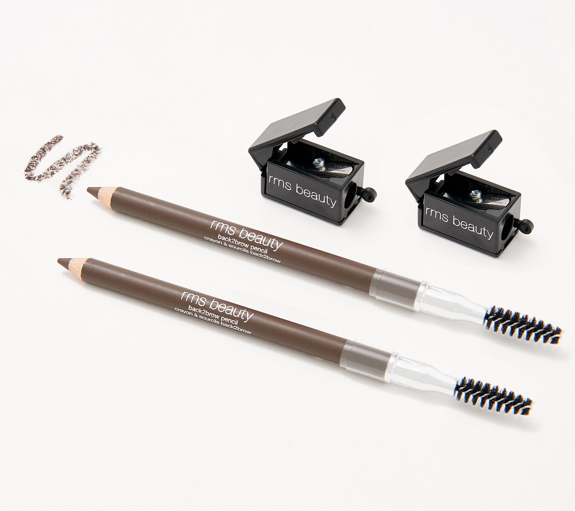 RMS Beauty Back2Brow Eyebrow Pencil Duo with Sharpener
