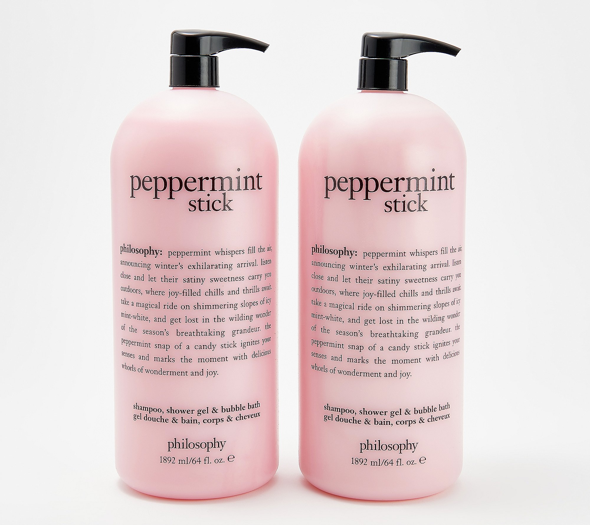 QVC: Philosophy Christmas in July Mega-Size 64-Oz Shower Gel Duo with Bag $45.00