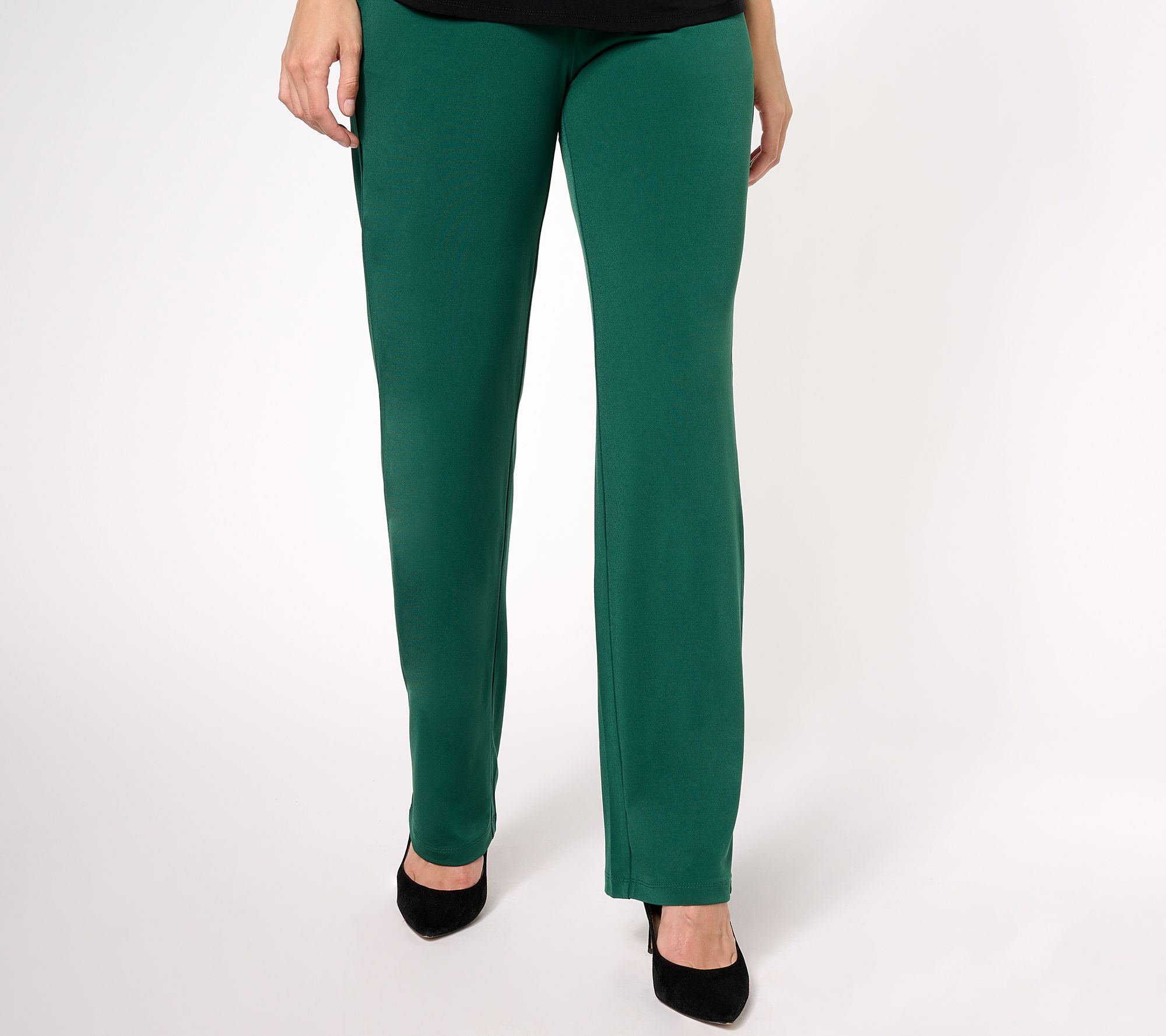 Susan Graver Modern Essentials Reg Liquid Knit Sofia Pants