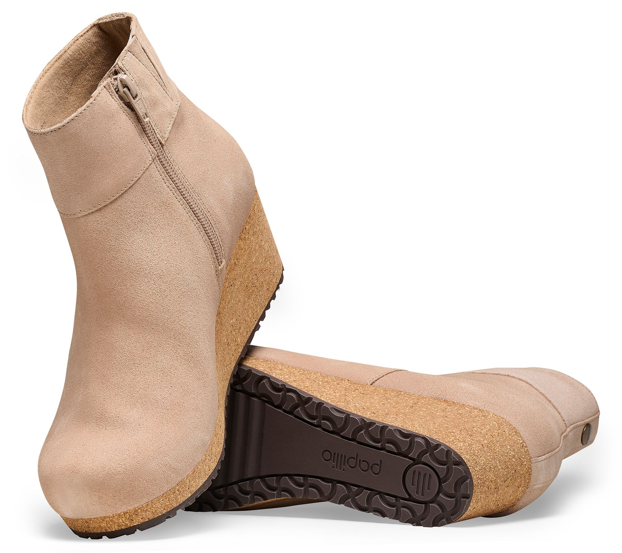 Papillio by Birkenstock Leather Wedge Boot - Ebba