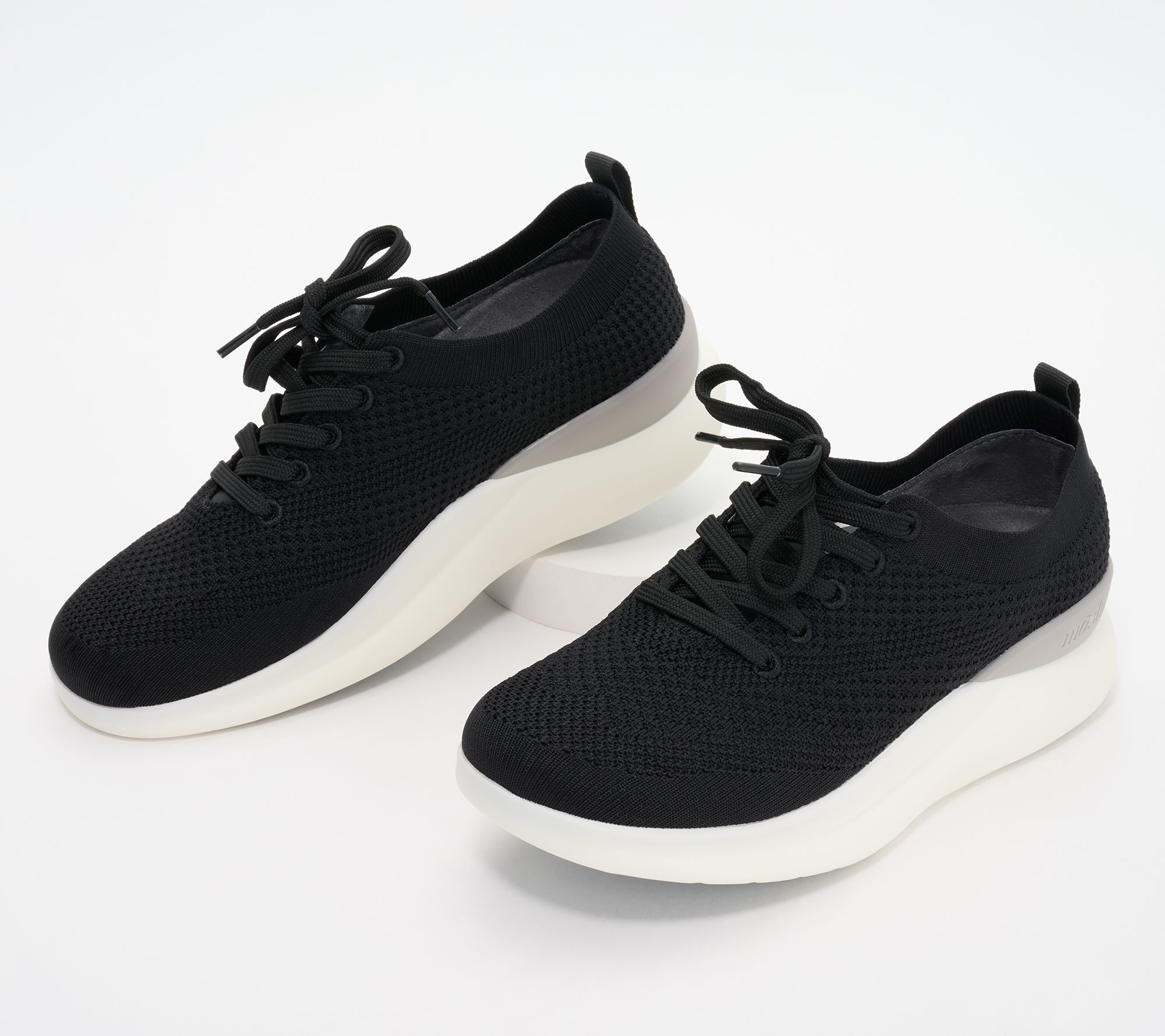 moshn Washable Knit Lace-Up Sneakers - Leap