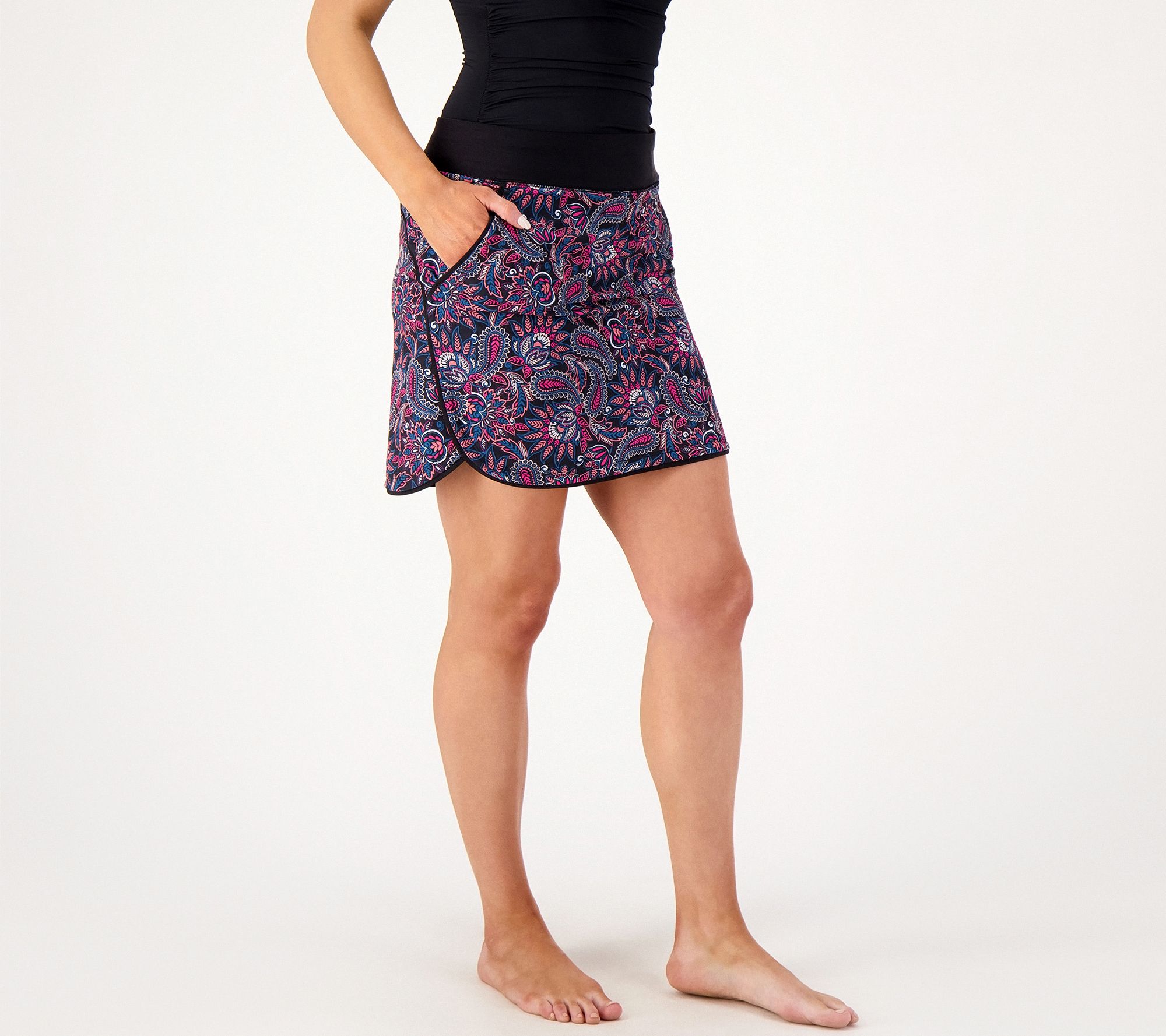 Short pleated clearance skirt qvc