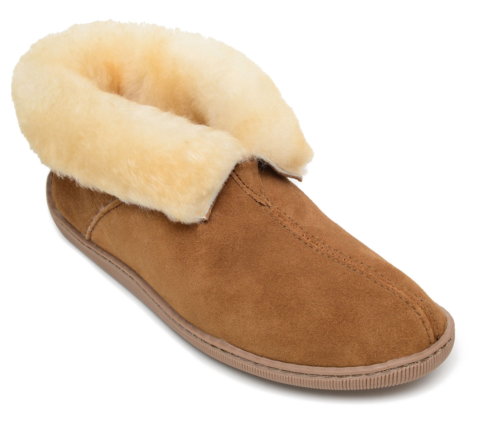 Minnetonka Men's Sheepskin Ankle Boot