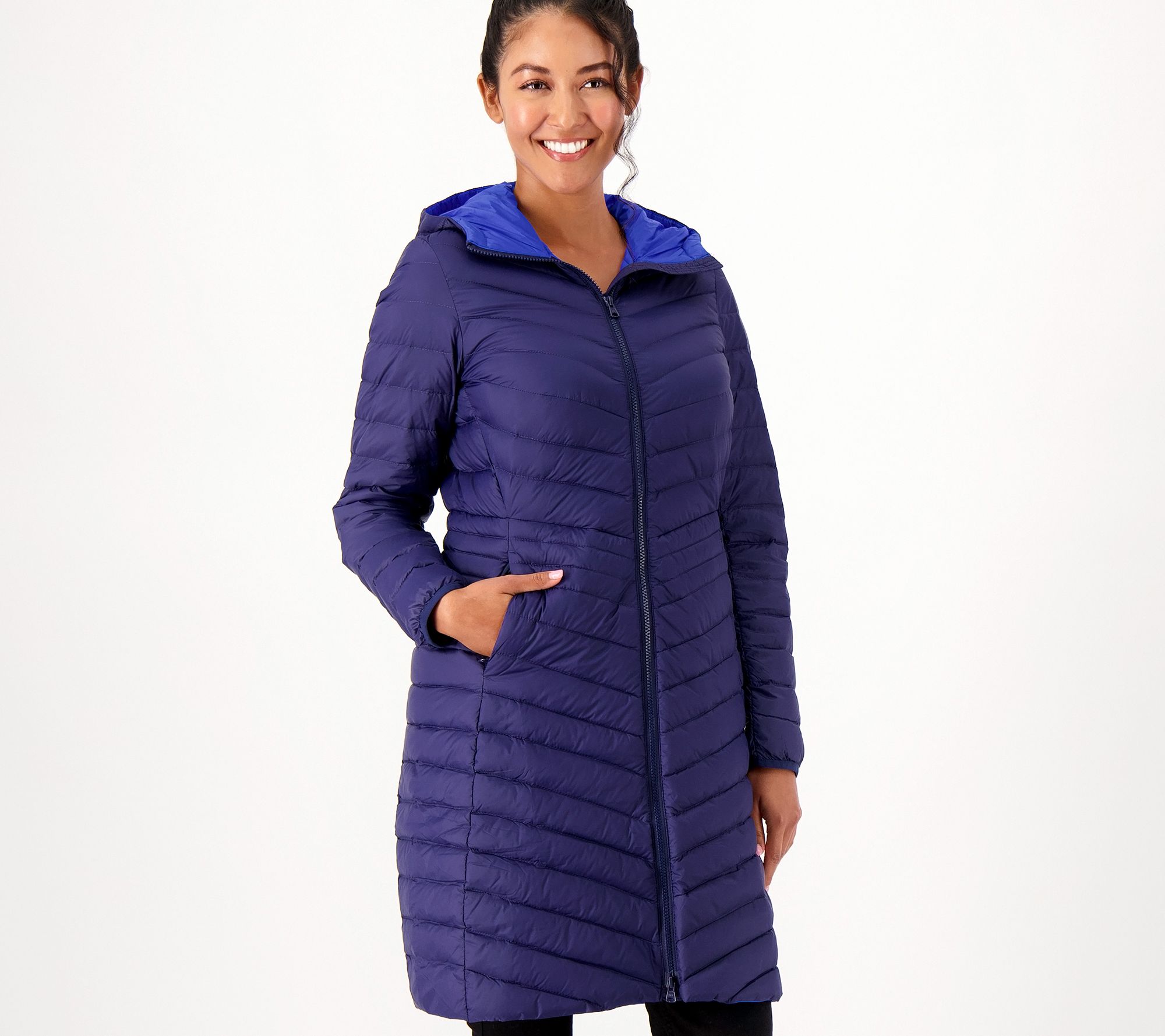 "As Is" Lands' End Regular Ultra Light Down Packable Coat
