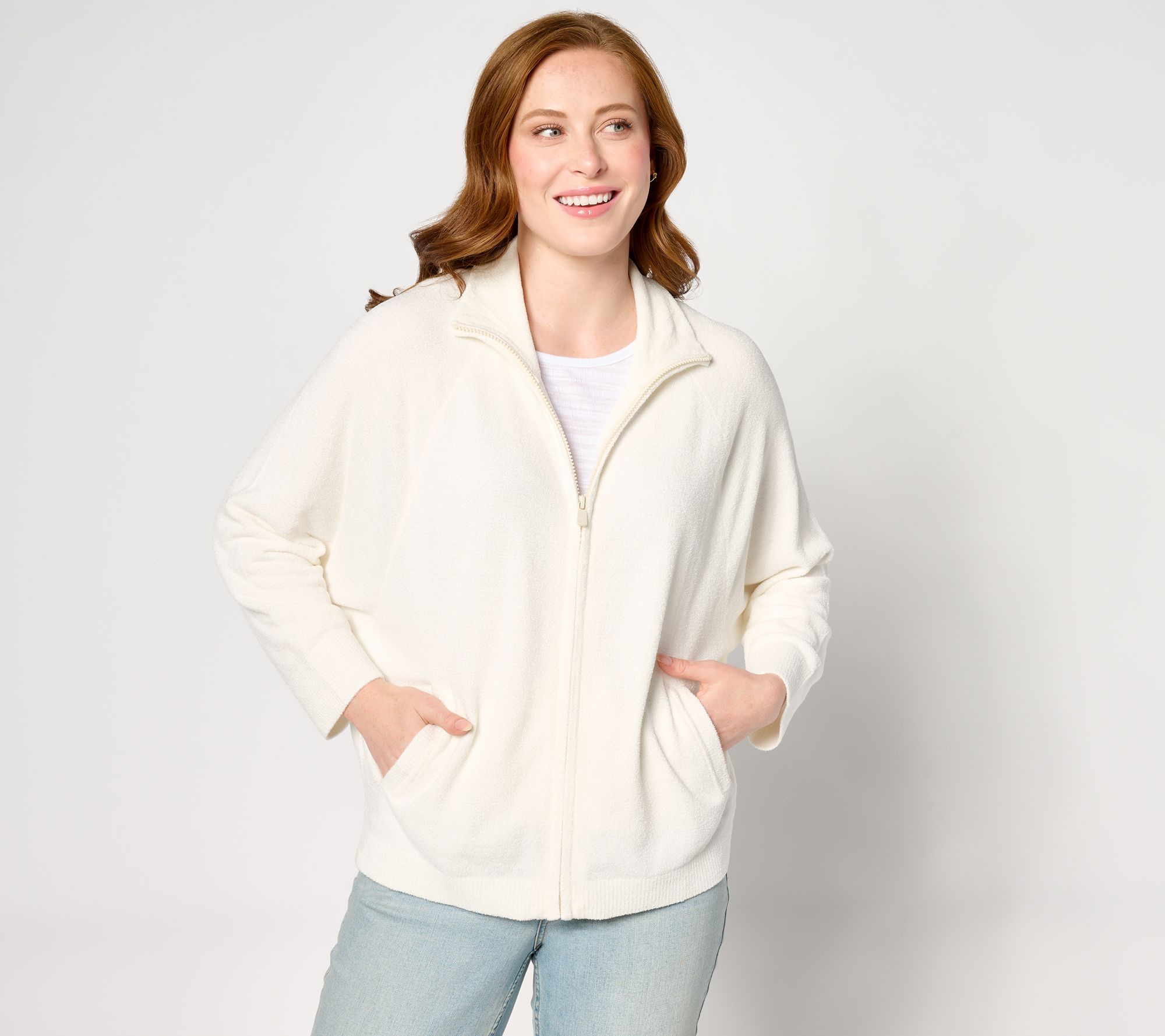 Barefoot Dreams CozyChic Ultra Lite Full-Zip Cardigan