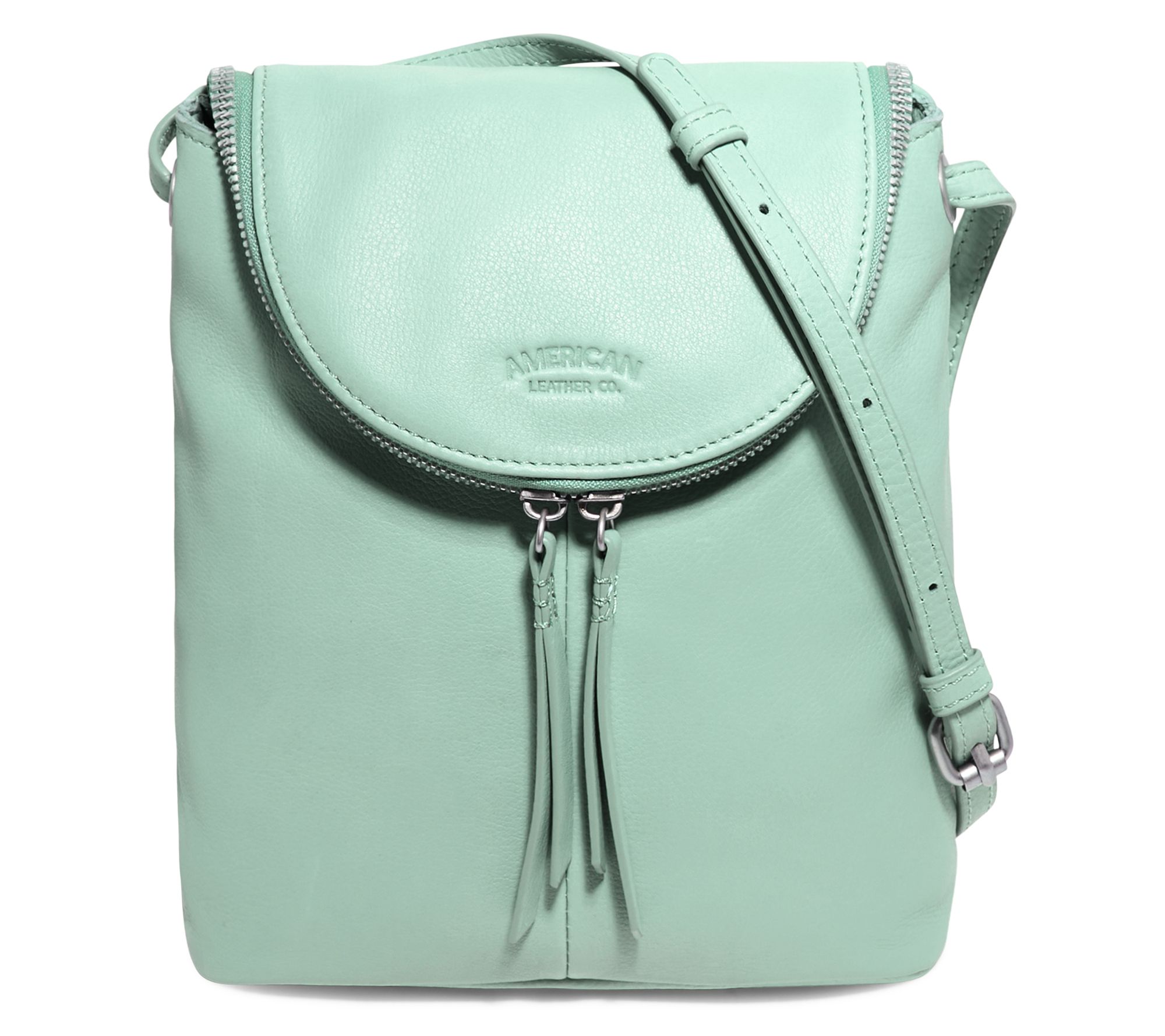 American Leather Co. Hampton Large Zip-Around Crossbody