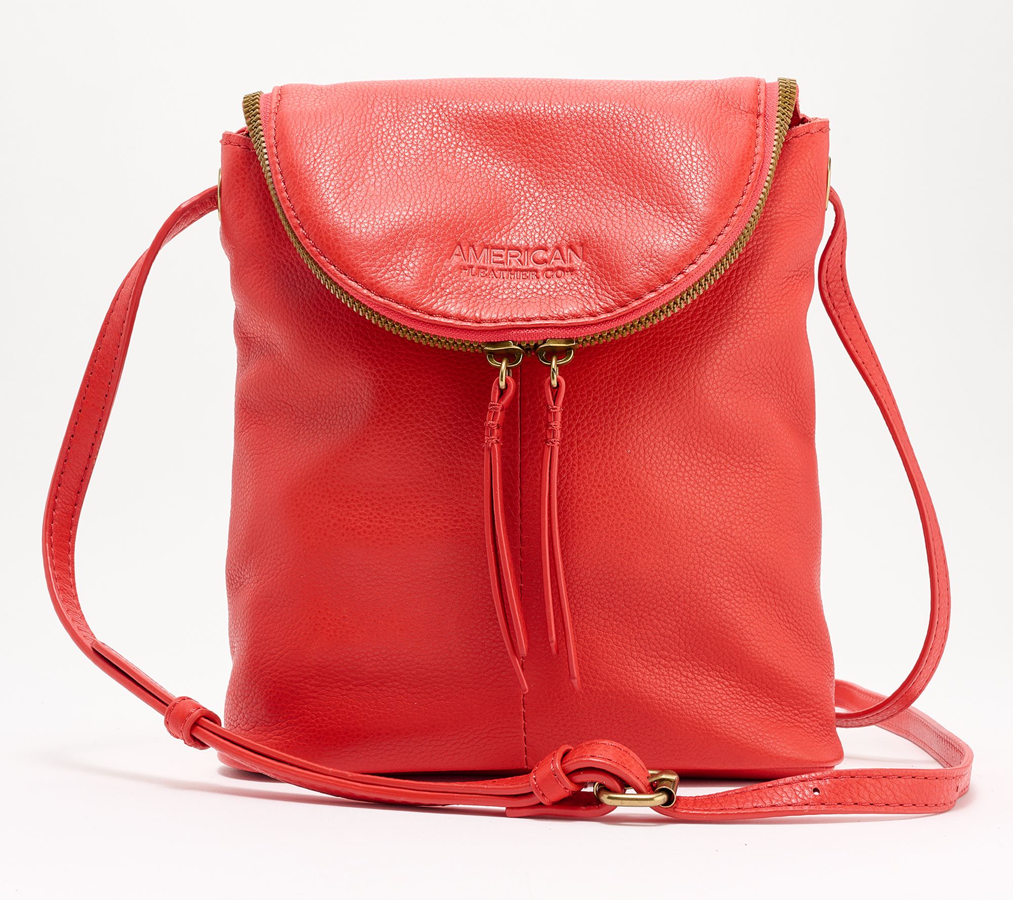 American Leather Co. Hampton Large Zip-Around Crossbody