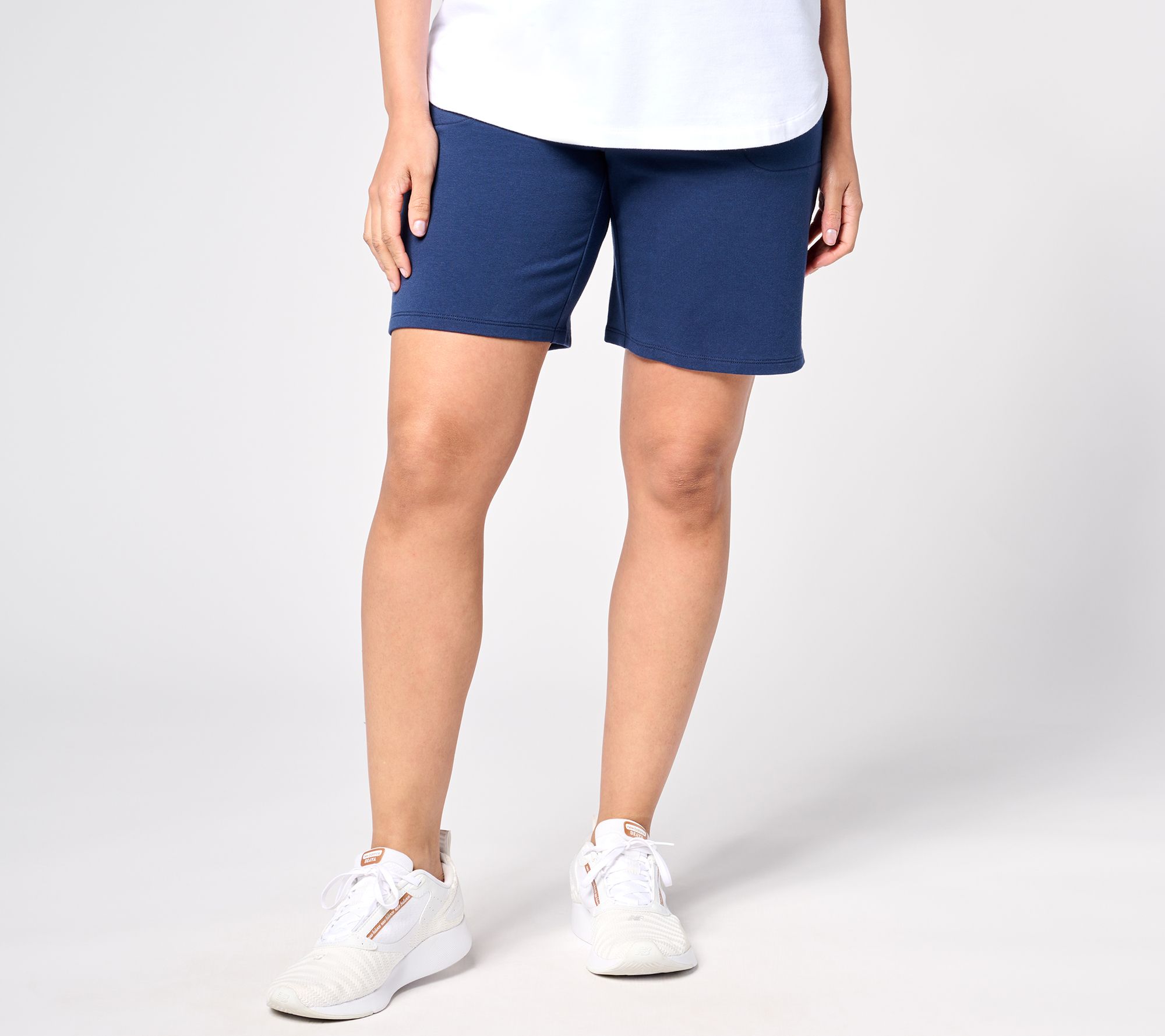 "As Is" Sport Savvy French Terry 8" Pull On Short