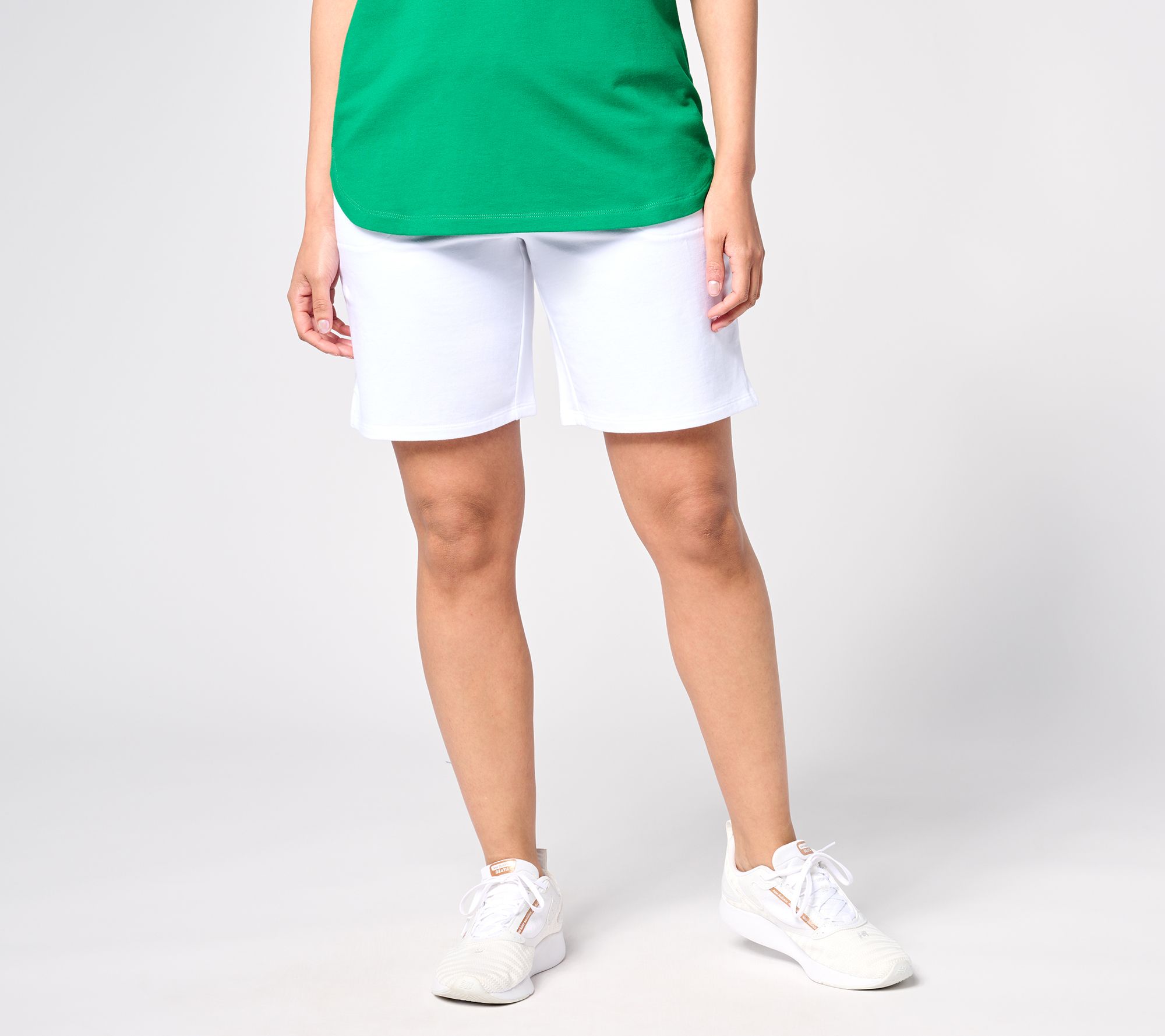 "As Is" Sport Savvy French Terry 8" Pull On Short