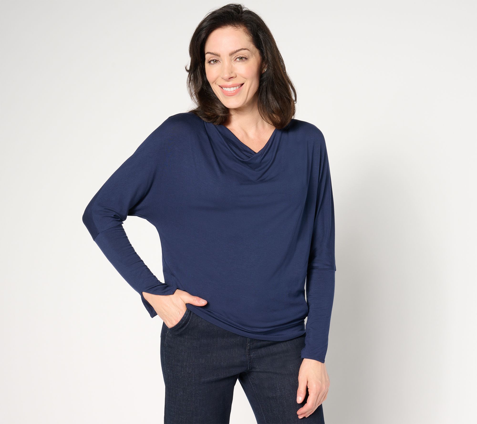 Me by Jennie Garth Charlie Cowl Neck Knit Top