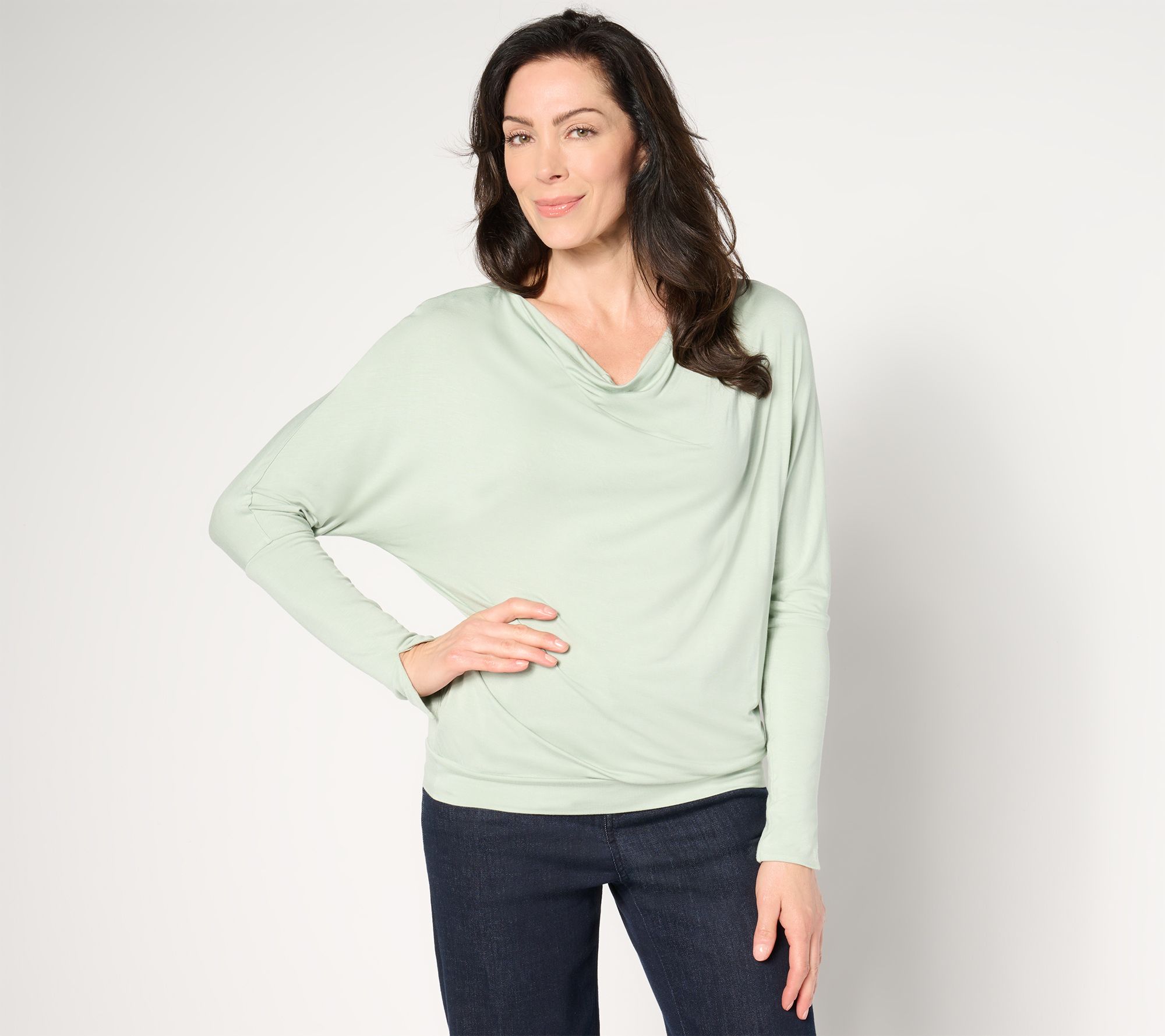 Me by Jennie Garth Charlie Cowl Neck Knit Top