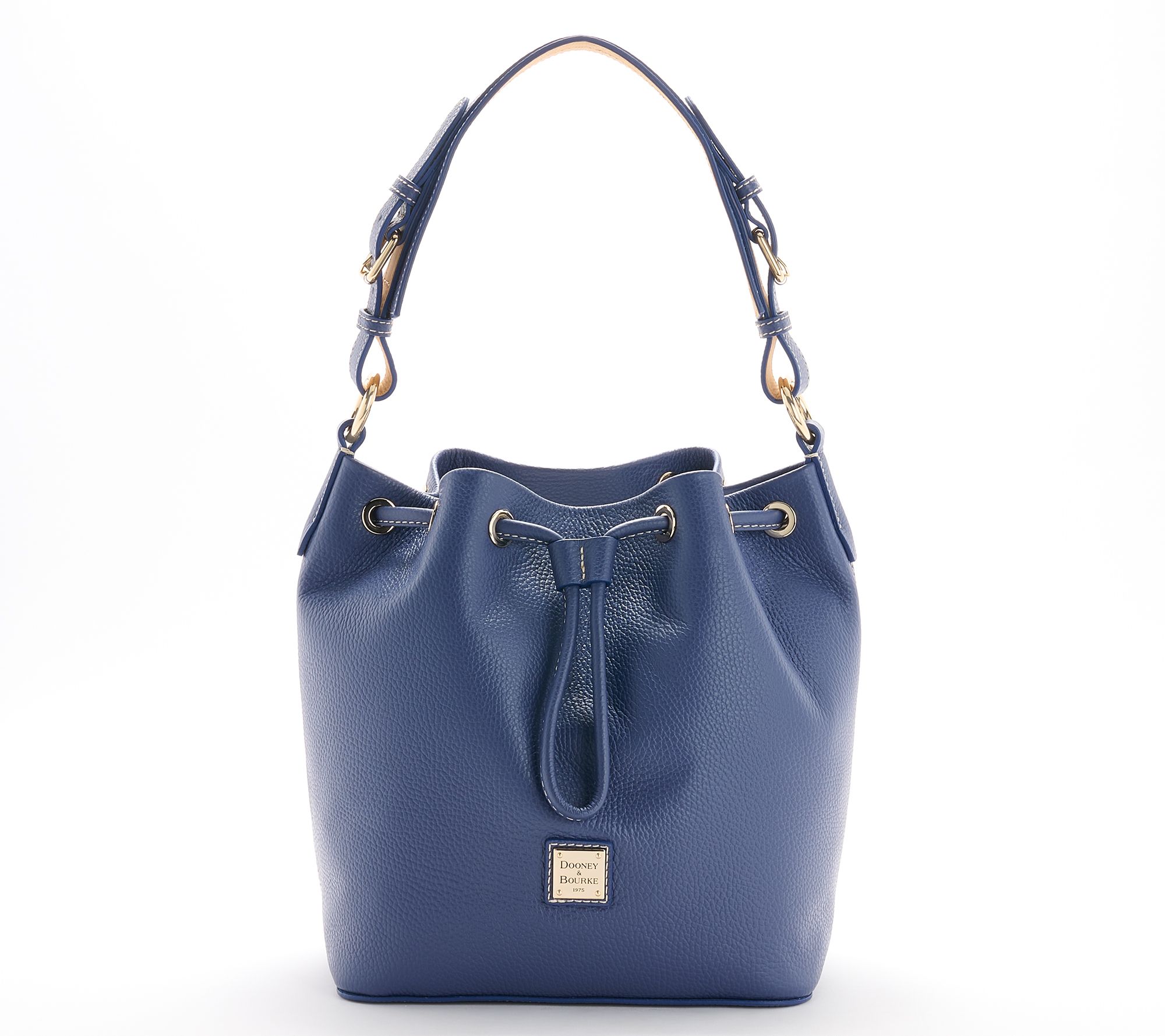 Dooney & Bourke Lucca Pebble Leather Large Drawstring