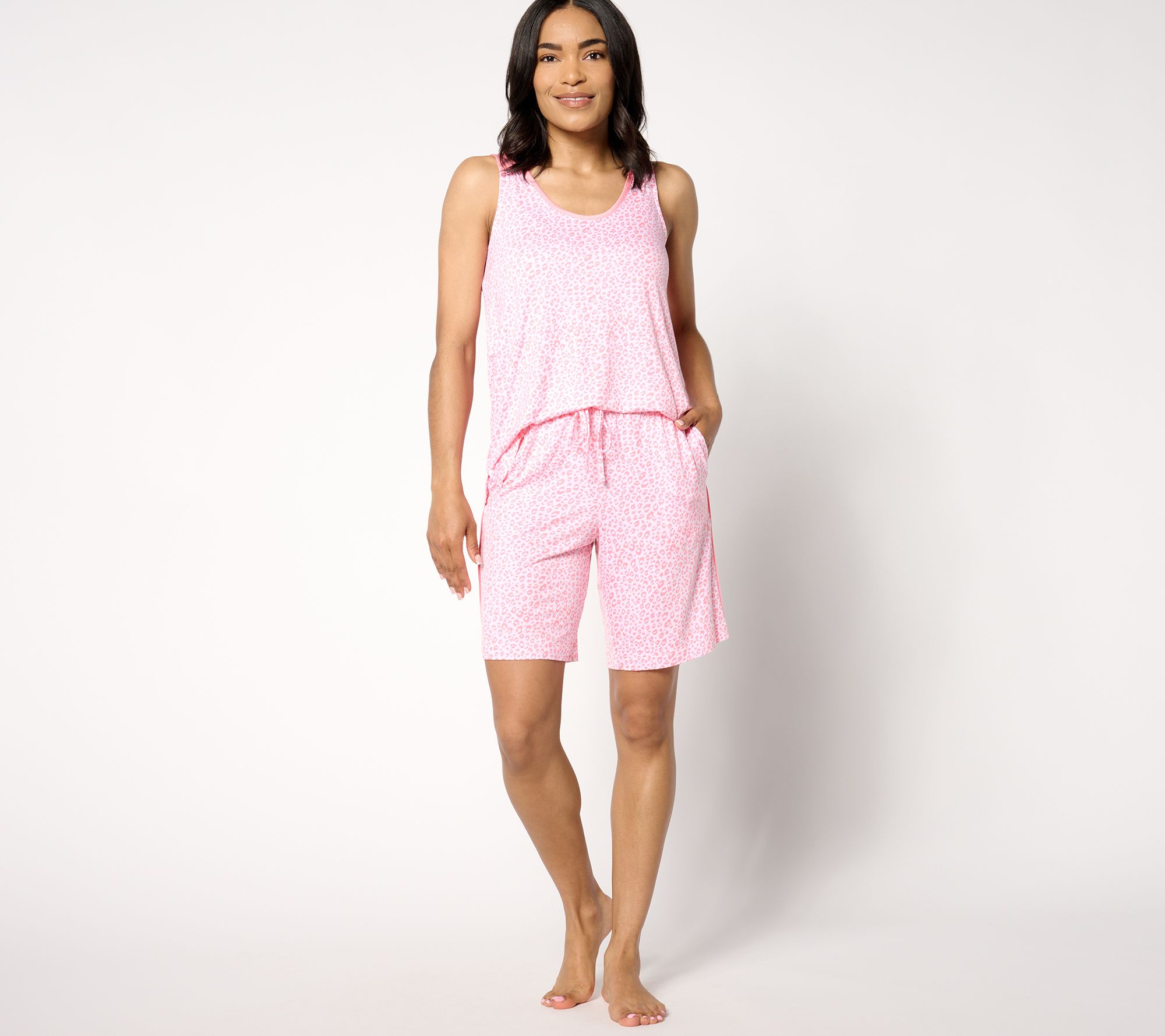 As Is Tommy Bahama Relax Tank& Bermuda Pajama Set