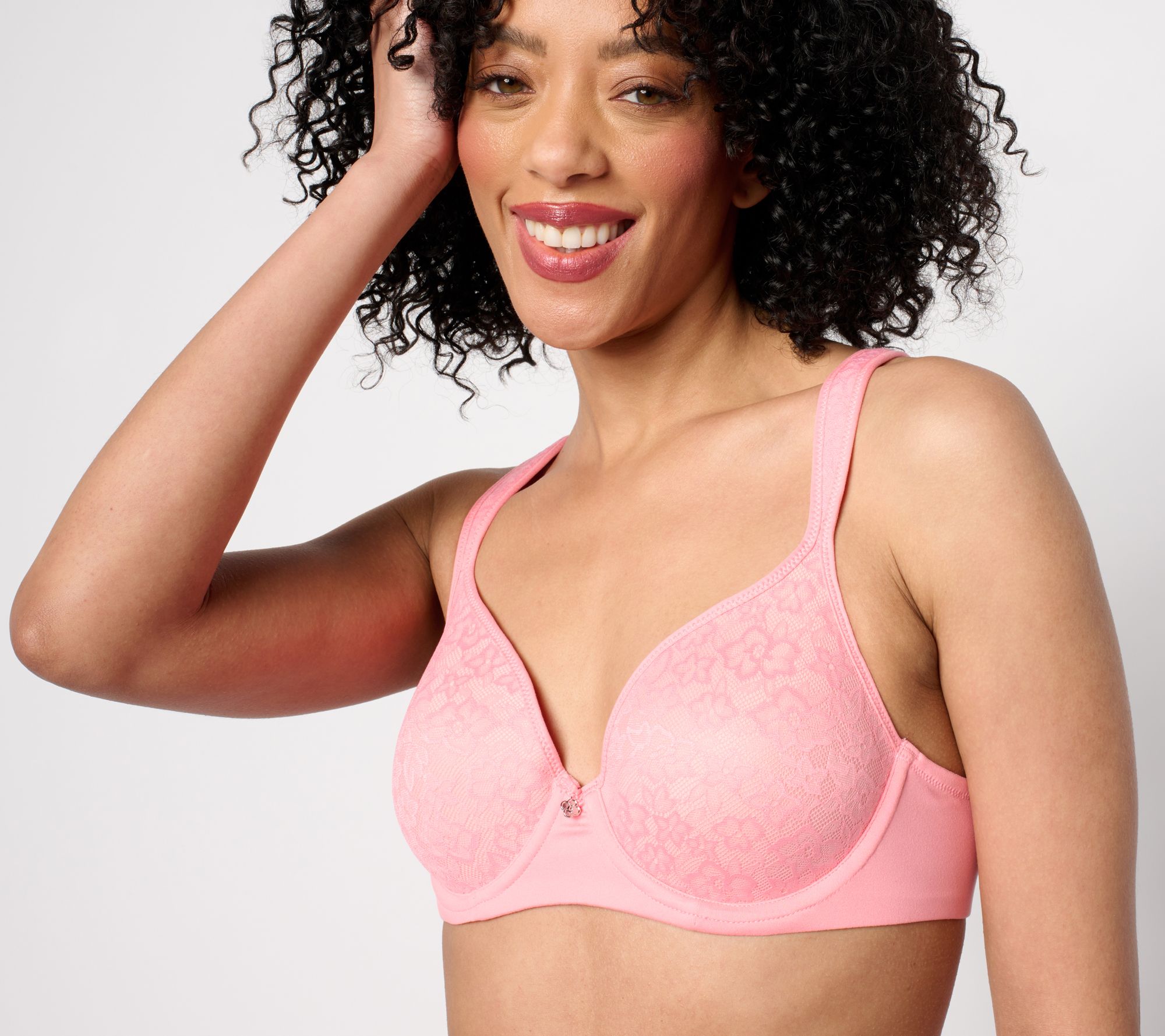 Breezies Lace Elegance Smooth Underwire T-Shirt Bra