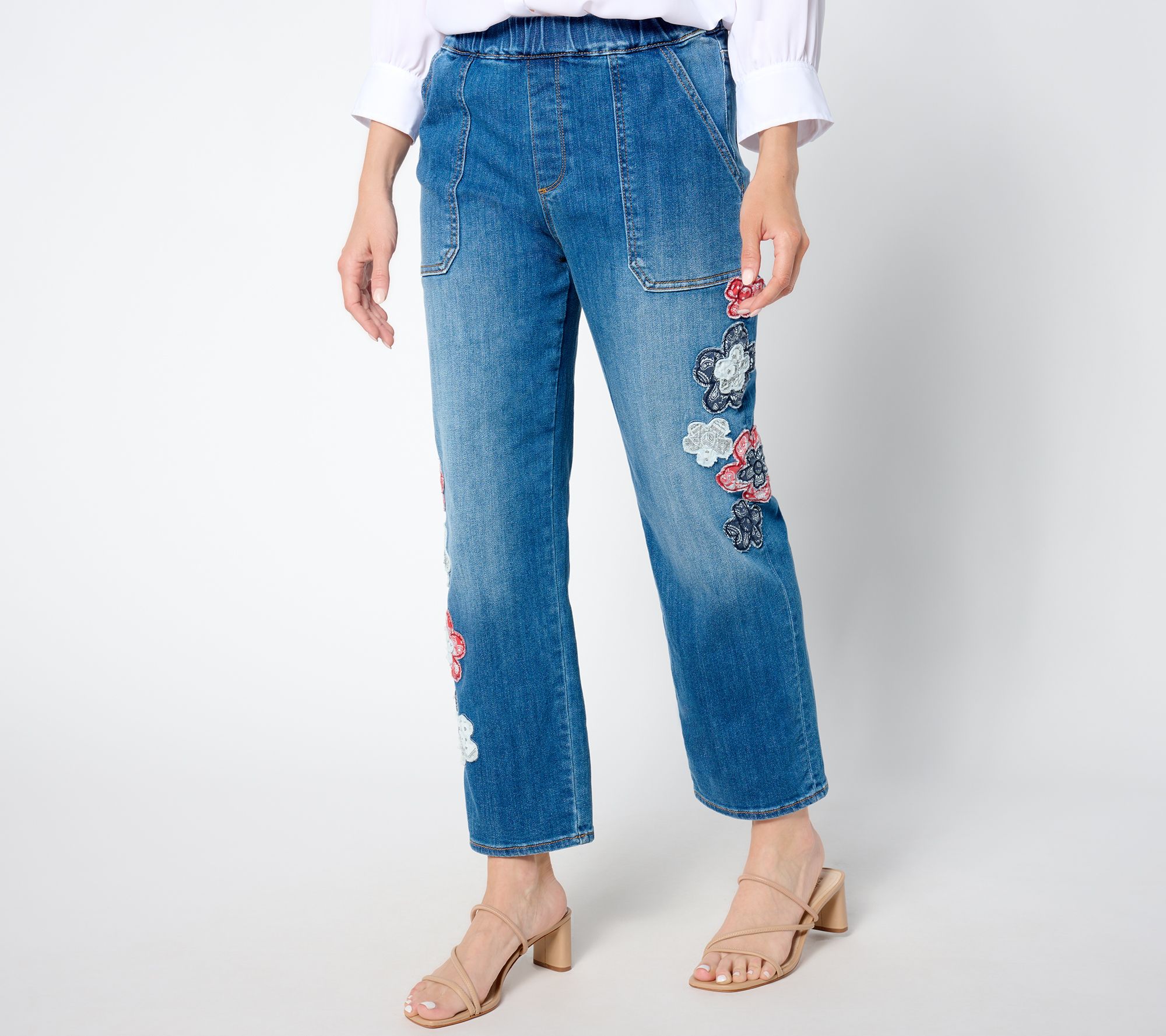 "As Is" Driftwood Jeans Ruby Pull-On Relaxed Jean