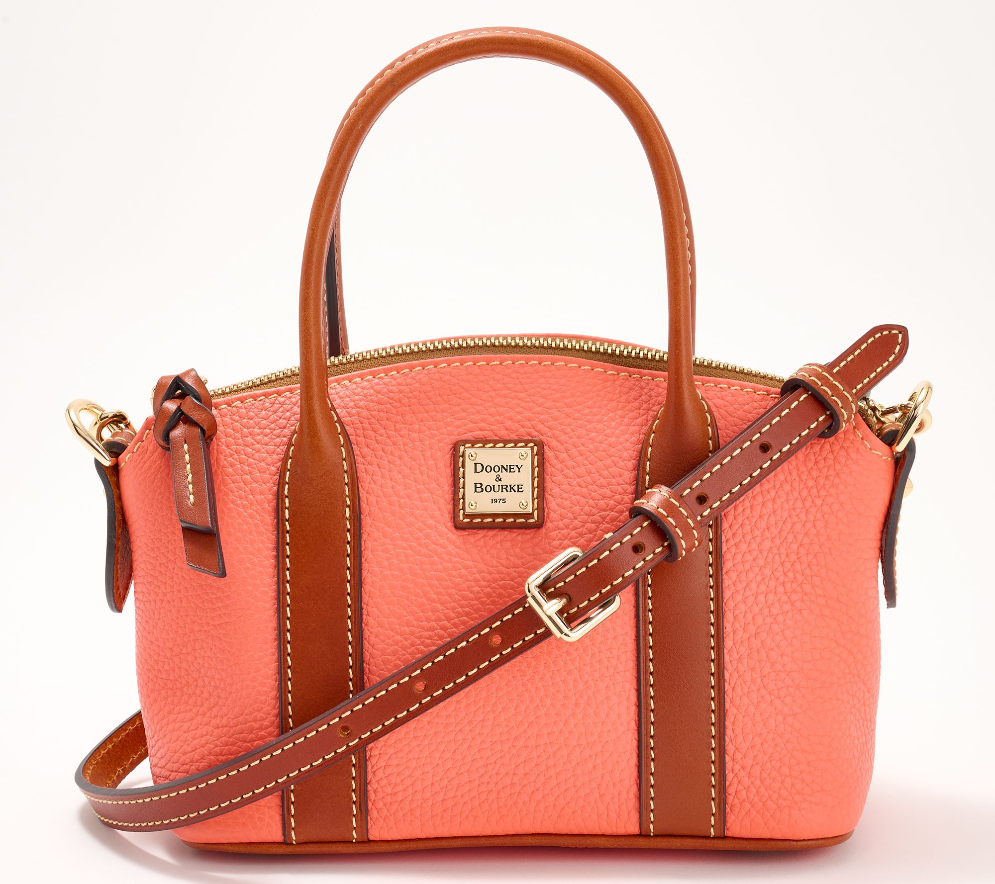  Dooney & Bourke Pebble Leather Small Madeline Satchel