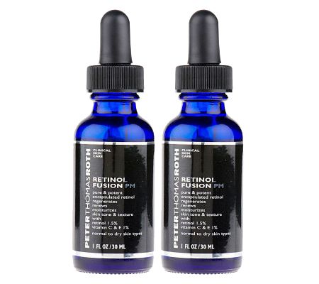 PeterThomasRoth Retinol Fusion PM Serum 1oz Duo Auto-Delivery