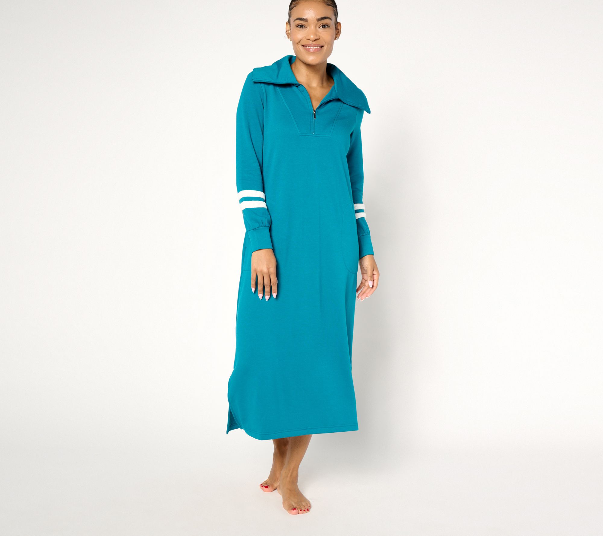 "As Is" Carole Hochman 48" Half Zip Lounger