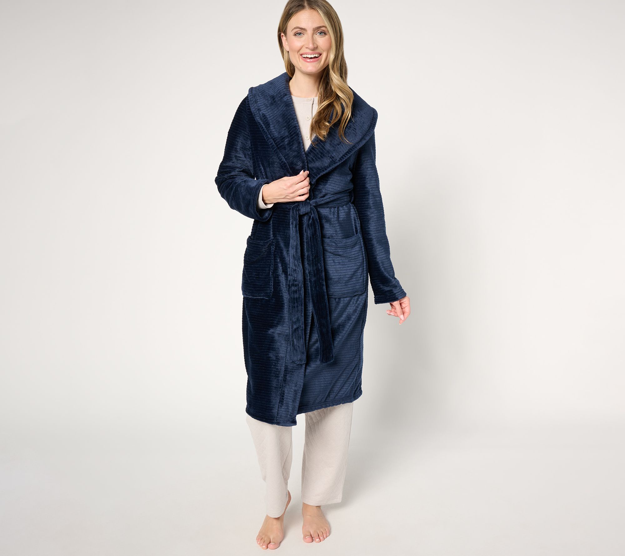 "As Is" Berkshire Homewear Textured Velvetsoft Robe