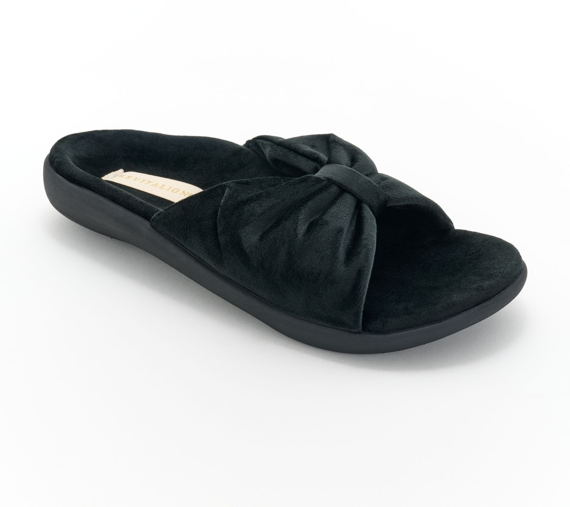 Revitalign Orthotic Memory Foam Bow Slippers - Lounge