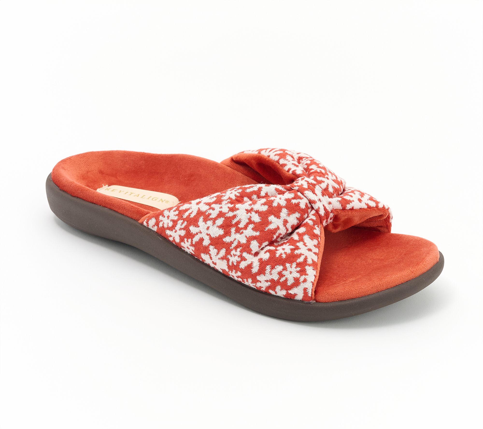 Revitalign Orthotic Memory Foam Bow Slippers - Lounge