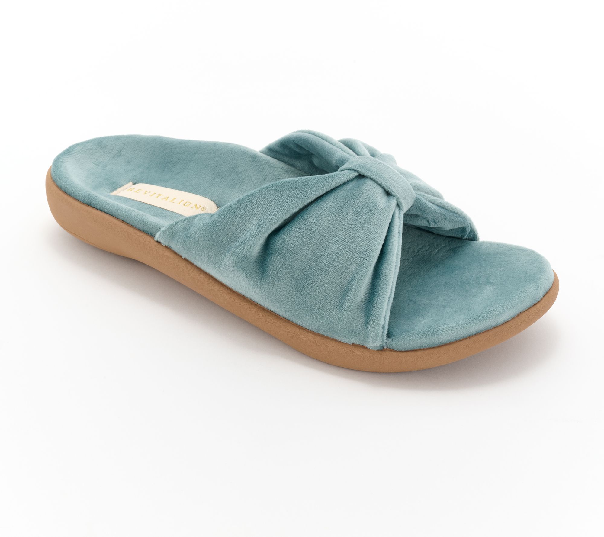 Revitalign Orthotic Memory Foam Bow Slippers - Lounge