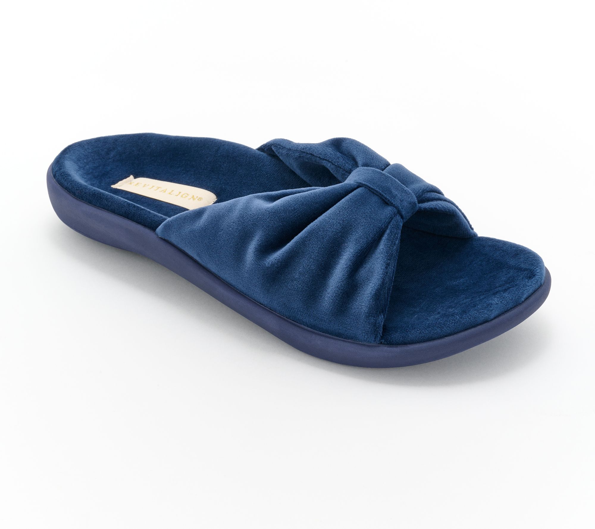 Revitalign Orthotic Memory Foam Bow Slippers - Lounge