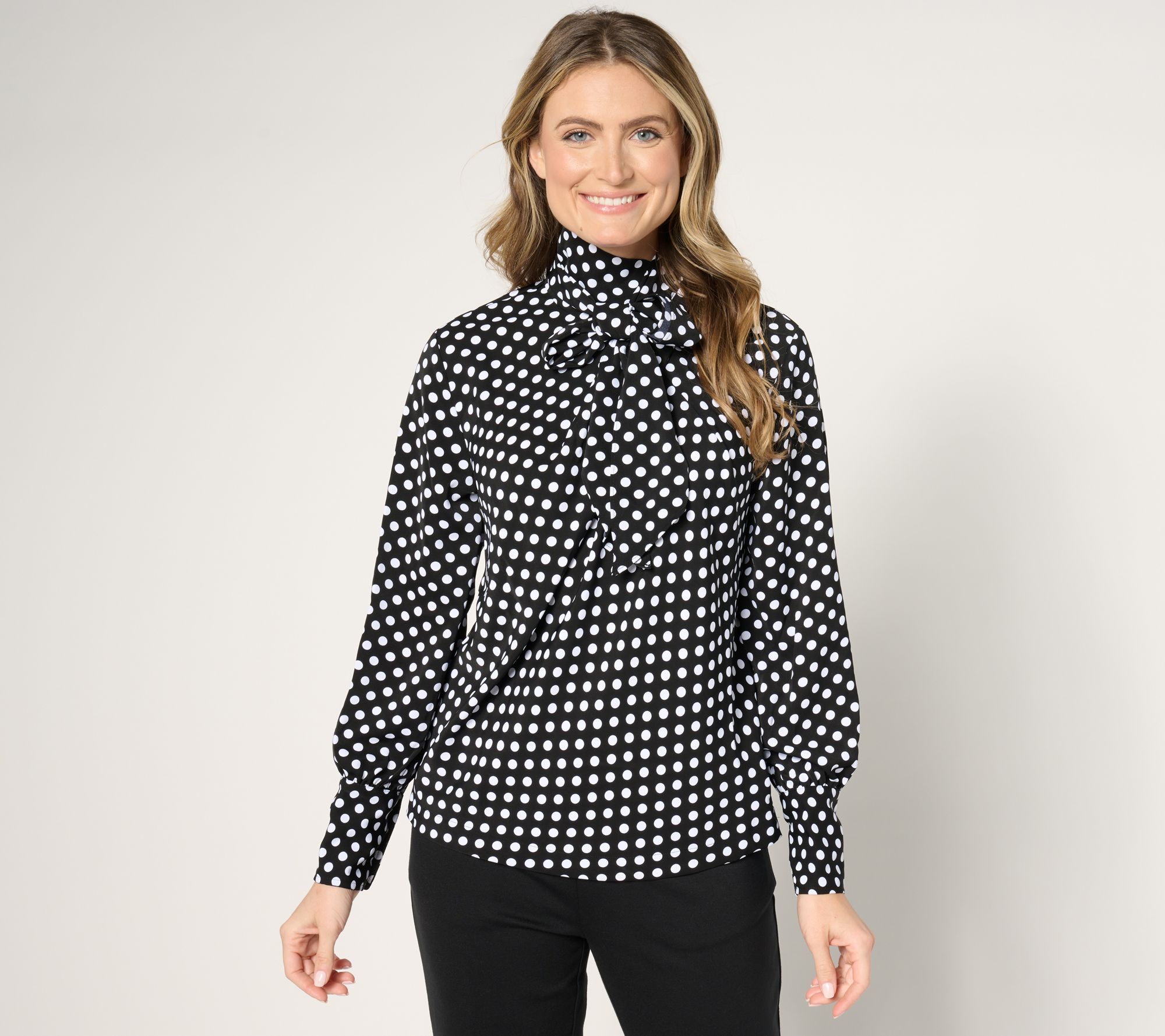 "As Is" Carla Rockmore Collection The Hollywood Bow Blouse