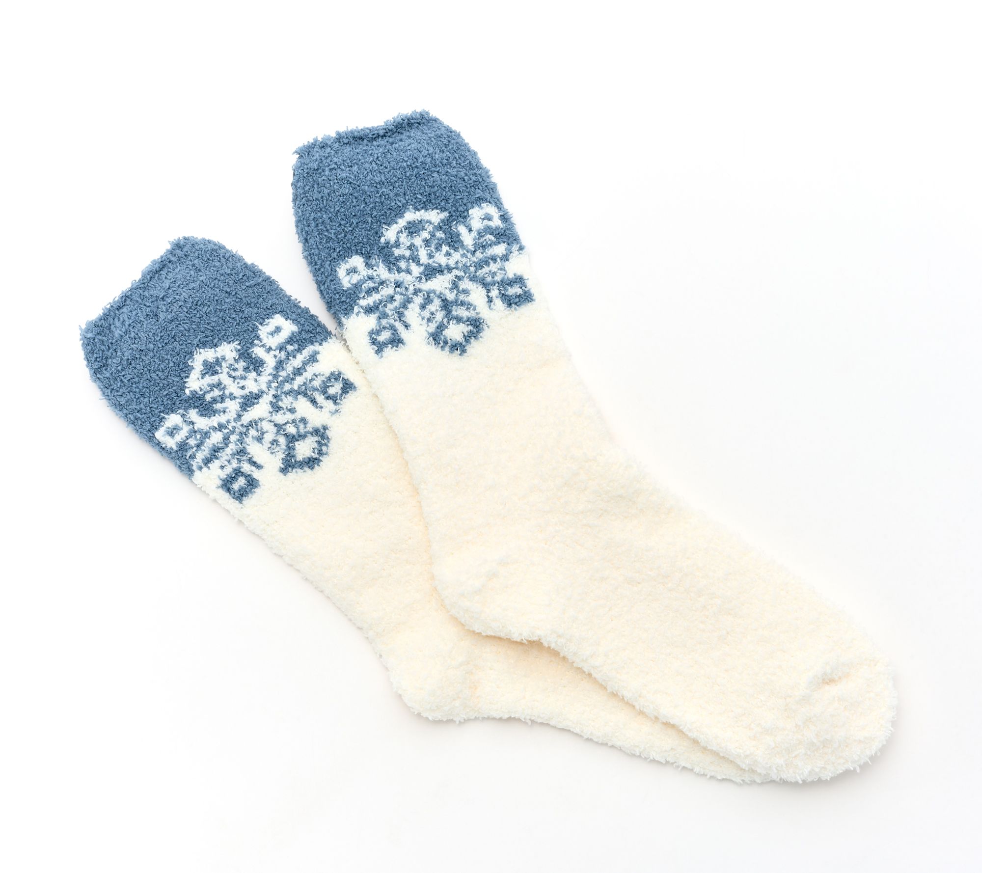 Barefoot Dreams CozyChic Snowflake Socks