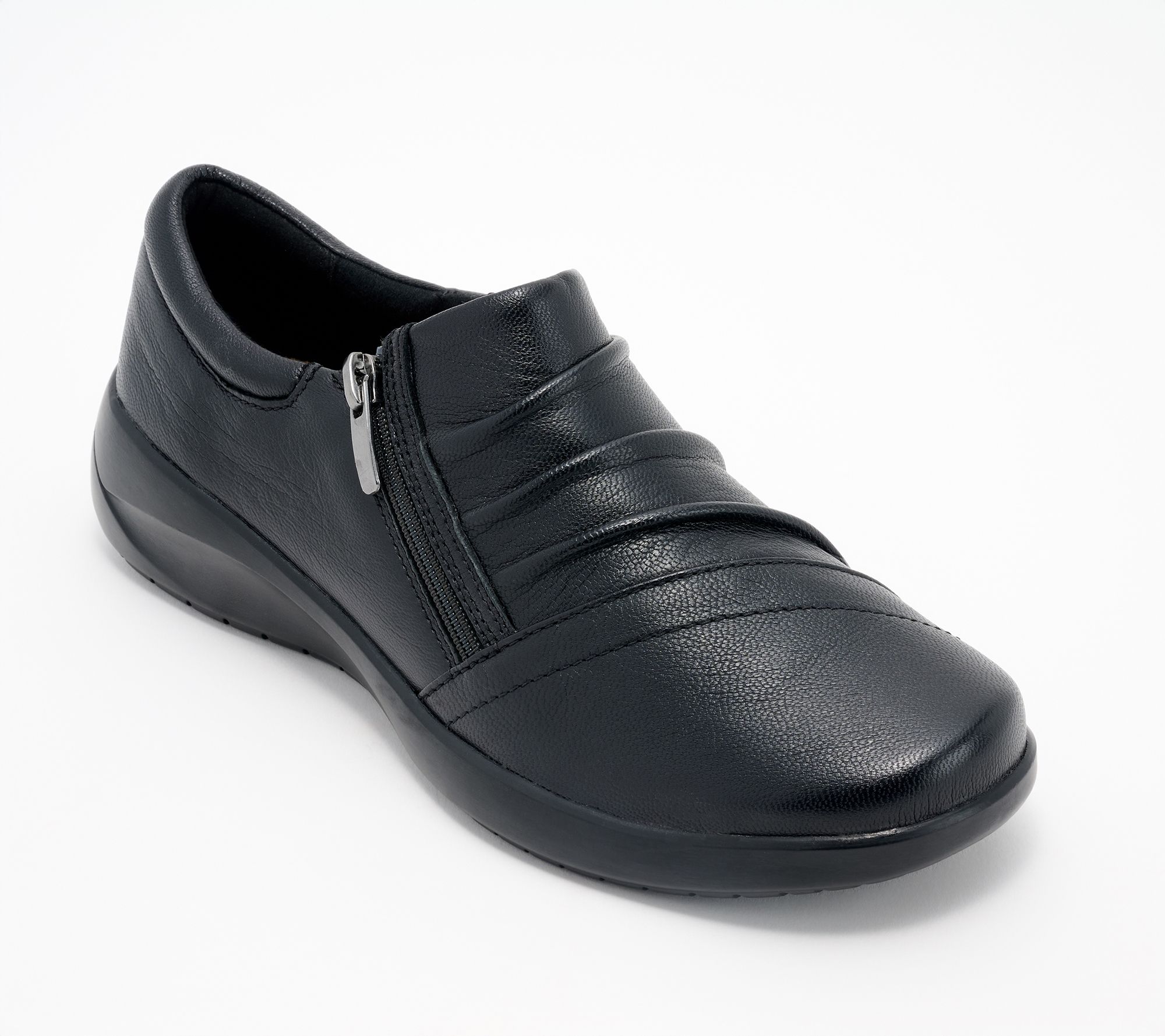 Clarks Collection Leather Slip-Ons -Kaetlyn Mila